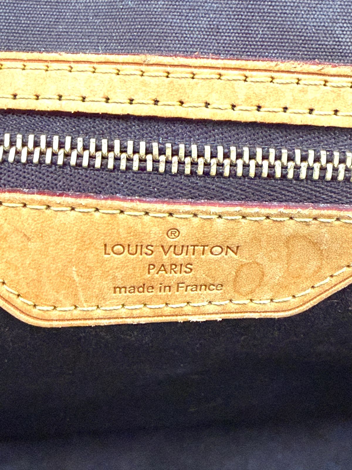 LOUIS VUITTON VERT MONOGRAM VERNIS BREA GM BAG
