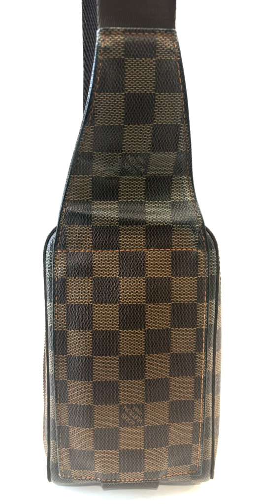 LOUIS VUITTON VINTAGE DAMIER EBENE GERONIMOS SLING BAG