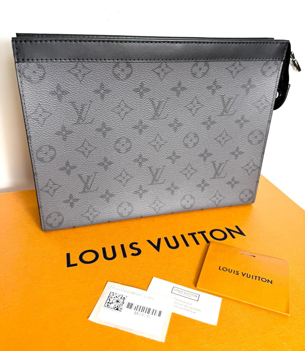 LOUIS VUITTON MONOGRAM ECLIPSE POCHETTE VOYAGE MM