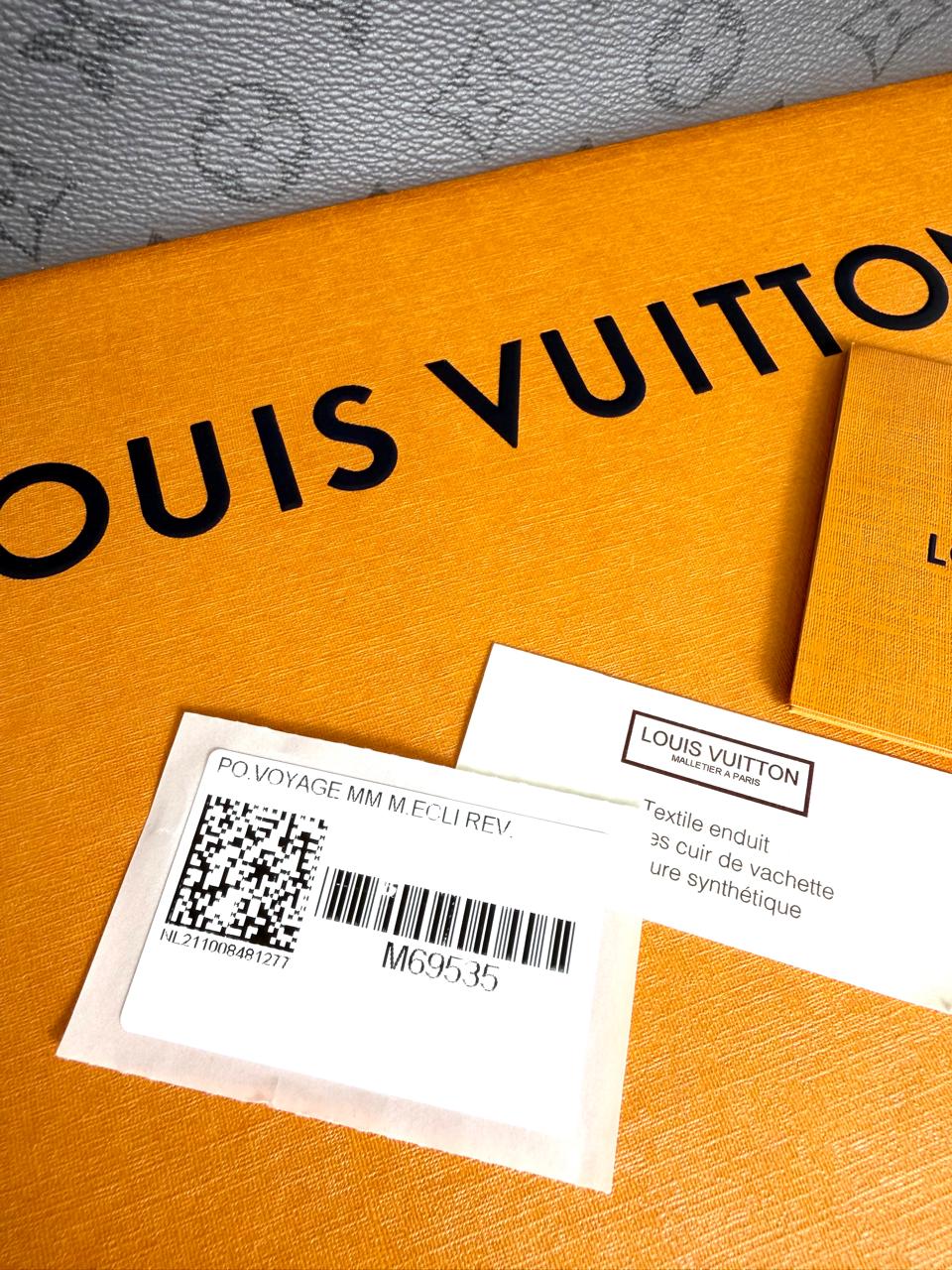 LOUIS VUITTON MONOGRAM ECLIPSE POCHETTE VOYAGE MM
