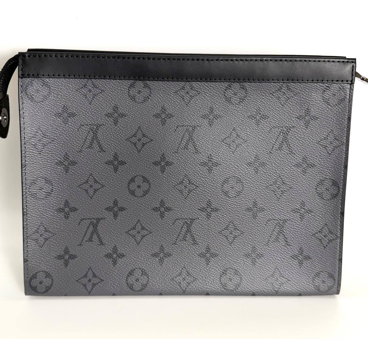 LOUIS VUITTON MONOGRAM ECLIPSE POCHETTE VOYAGE MM