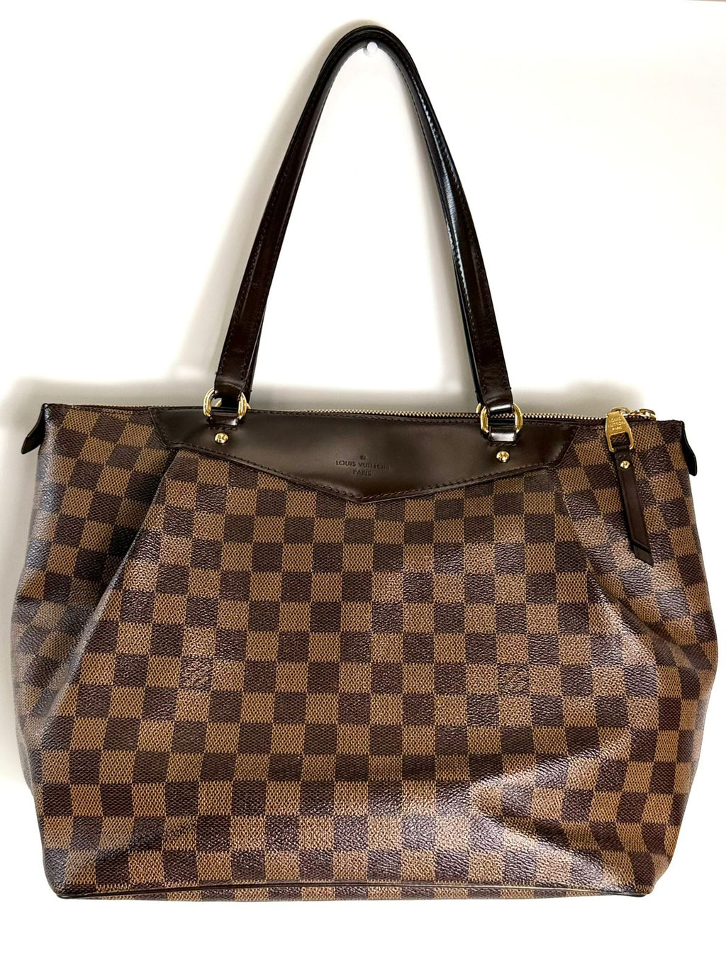 LOUIS VUITTON DAMIER EBENE WESTMINSTER GM TOTE BAG