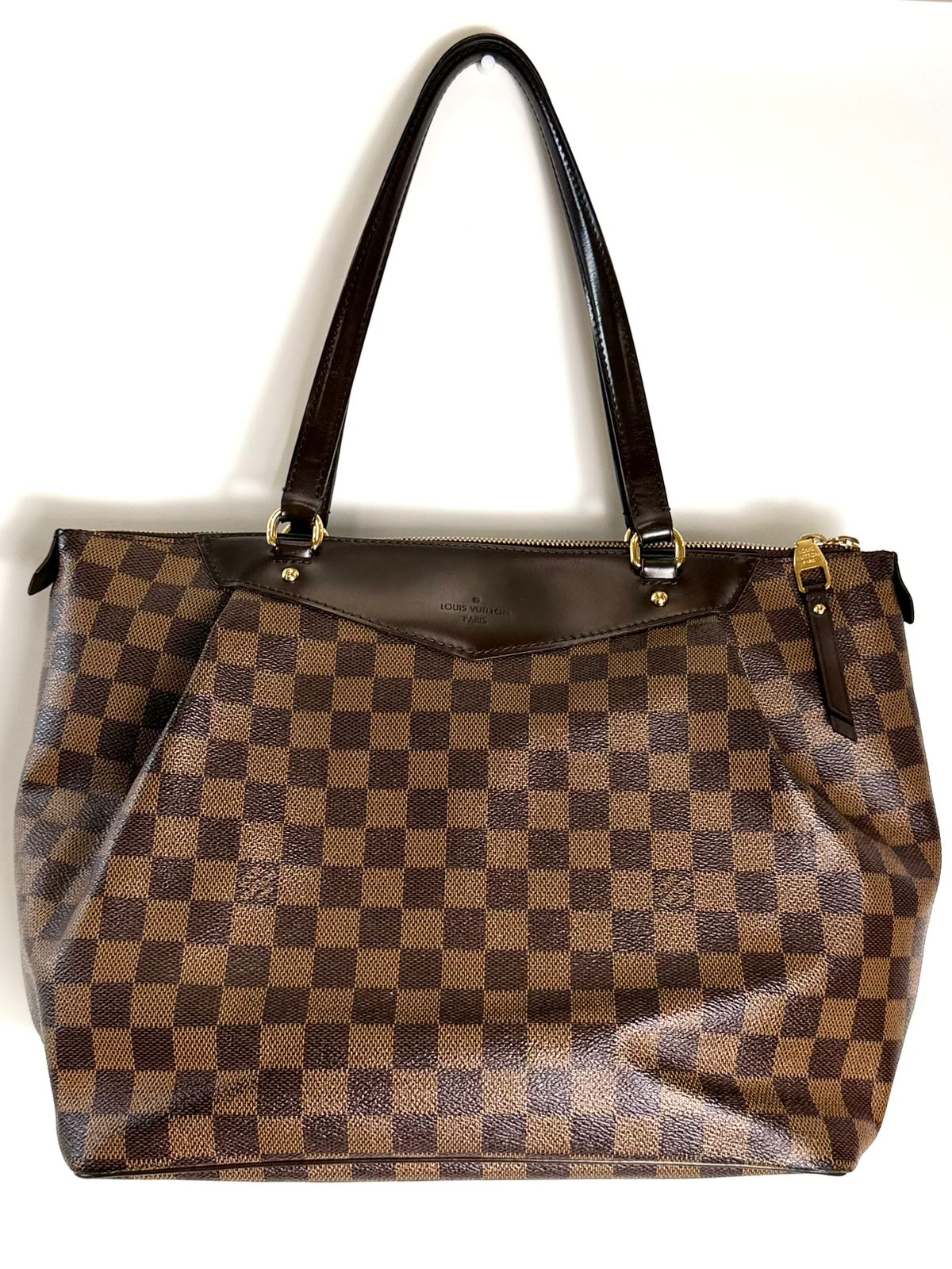 LOUIS VUITTON DAMIER EBENE WESTMINSTER GM TOTE BAG