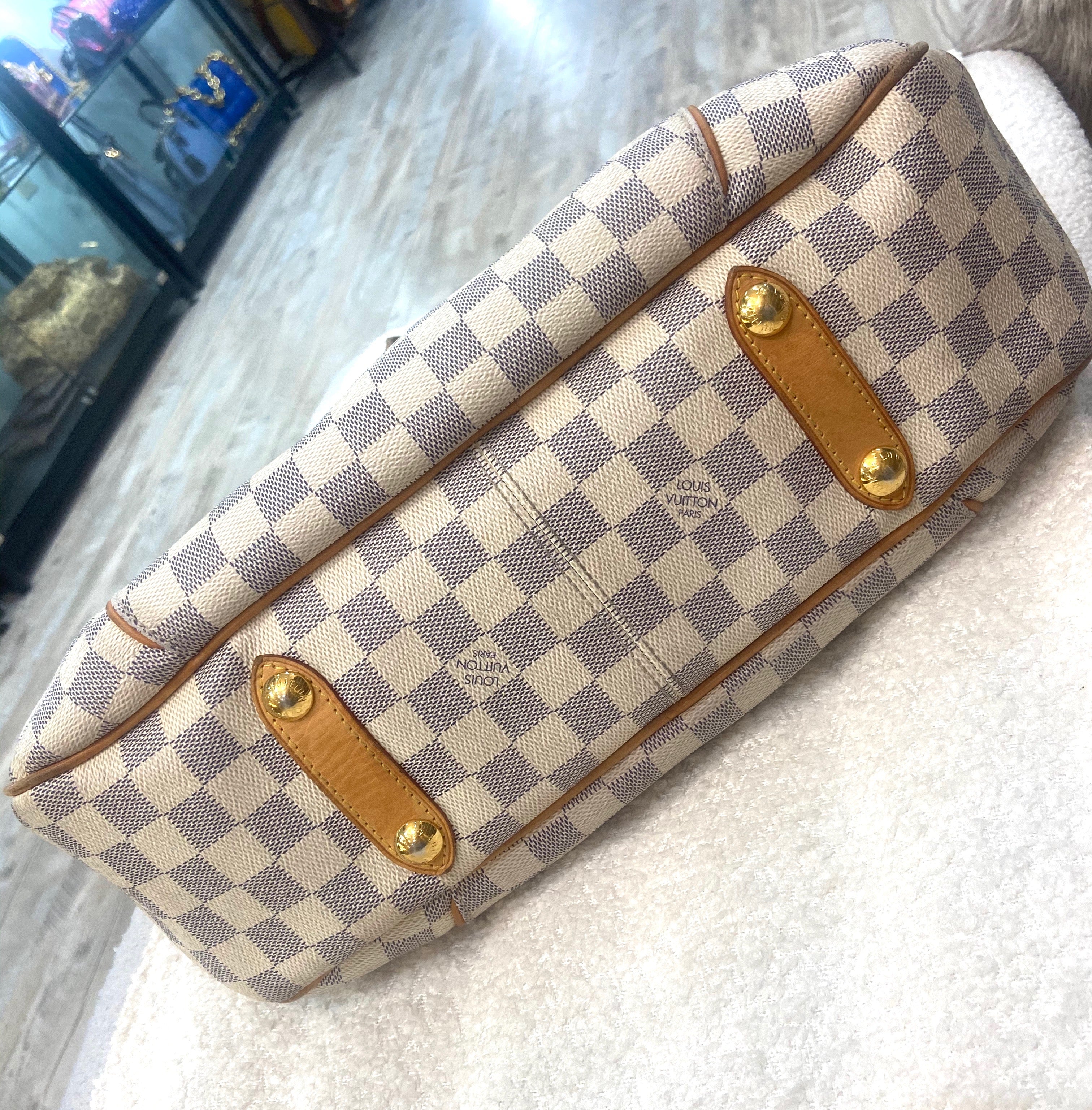 LOUIS VUITTON DAMIER AZUR GALLIERA PM SHOULDER BAG