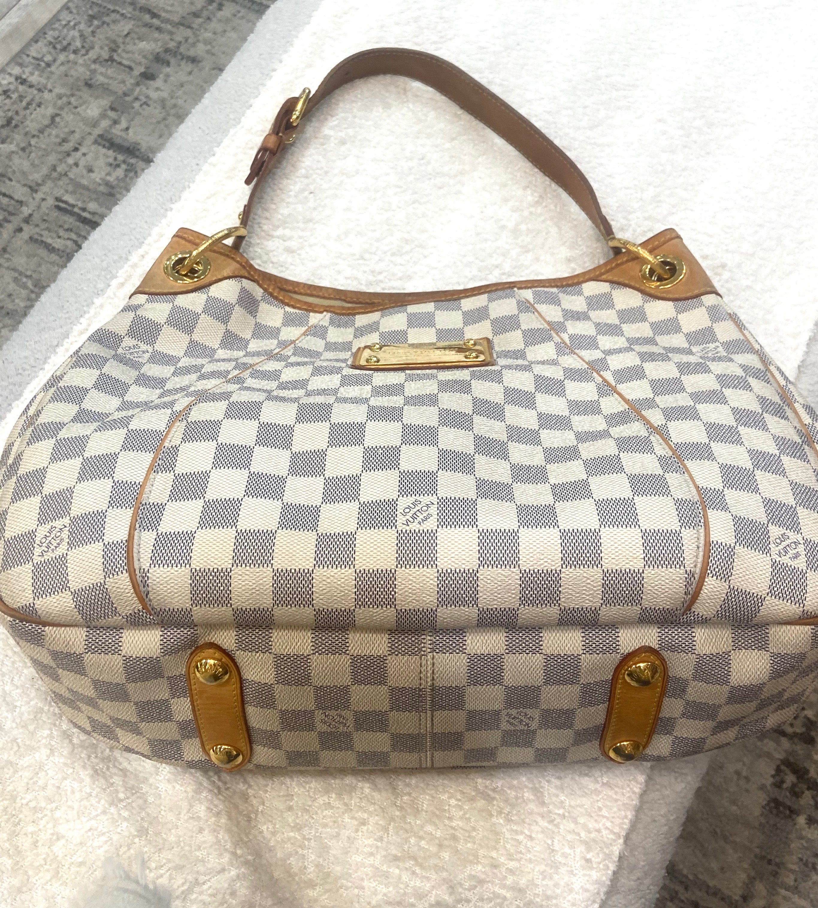 LOUIS VUITTON DAMIER AZUR GALLIERA PM SHOULDER BAG