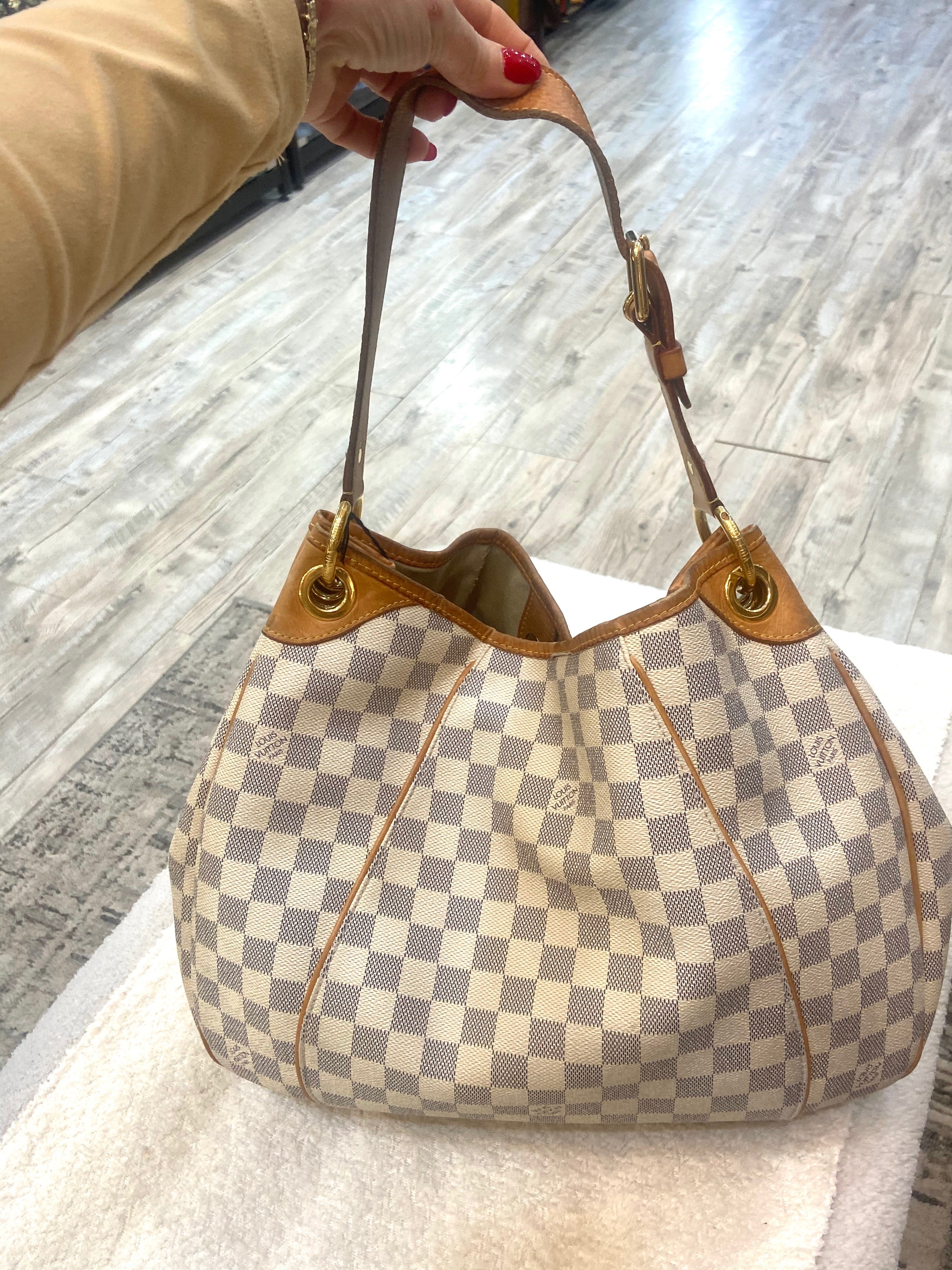 LOUIS VUITTON DAMIER AZUR GALLIERA PM SHOULDER BAG