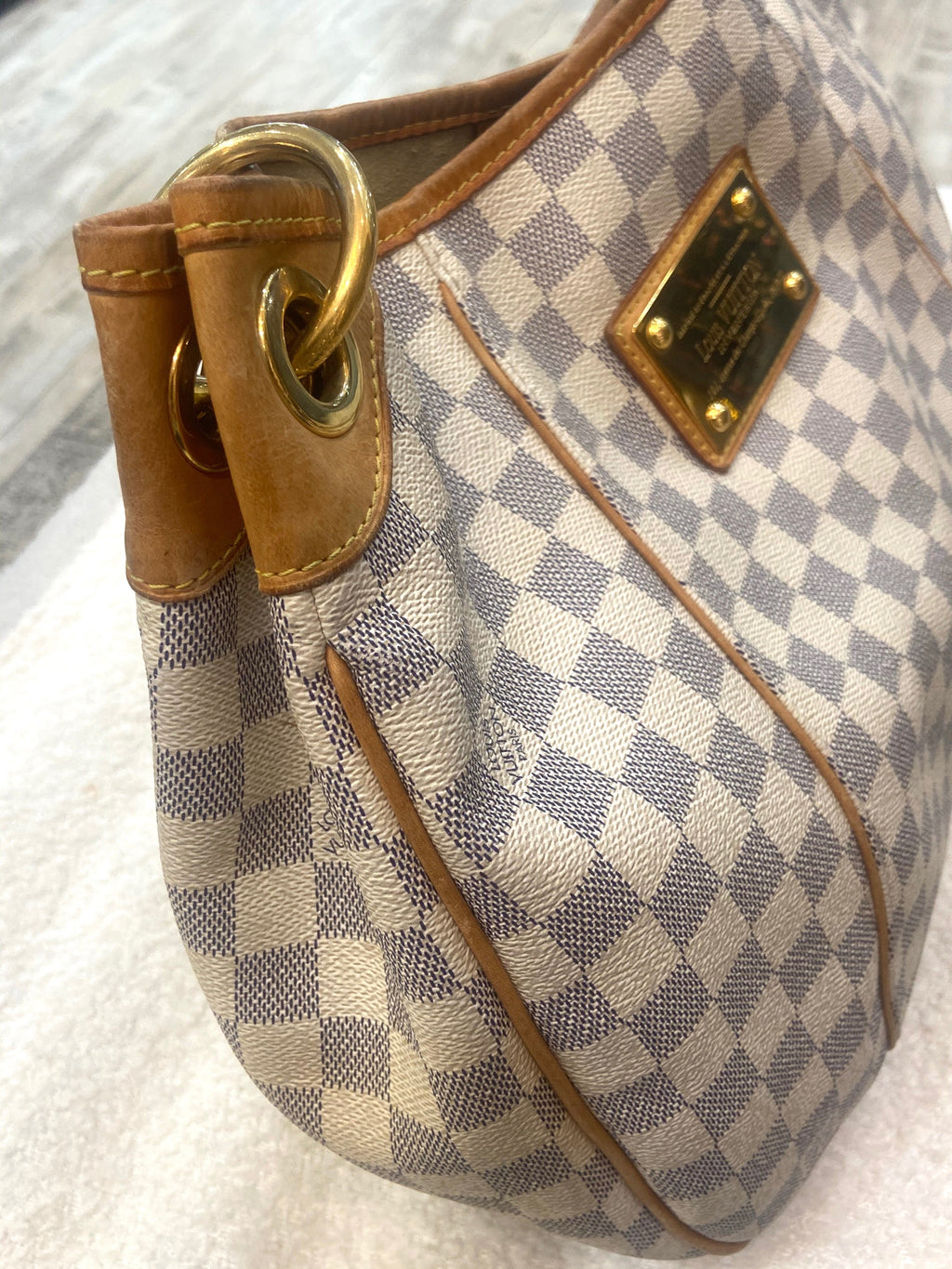 LOUIS VUITTON DAMIER AZUR GALLIERA PM SHOULDER BAG