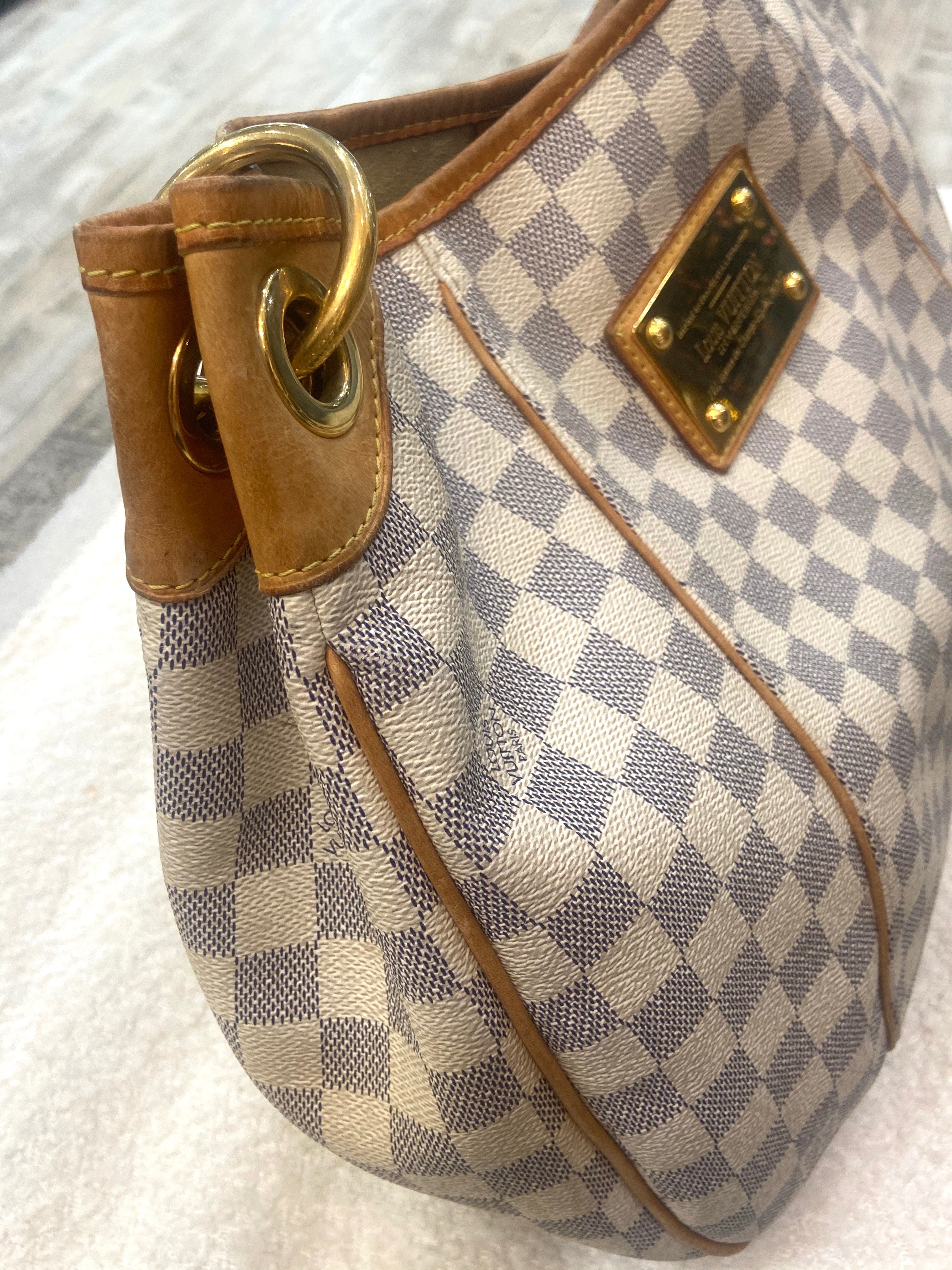 LOUIS VUITTON DAMIER AZUR GALLIERA PM SHOULDER BAG