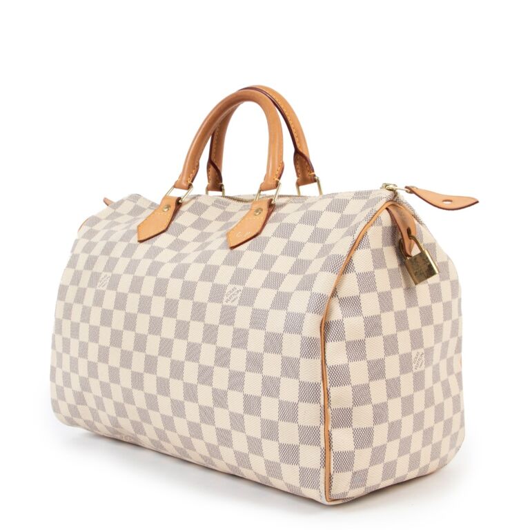 LOUIS VUITTON DAMIER AZUR SPEEDY 35 HANDBAG