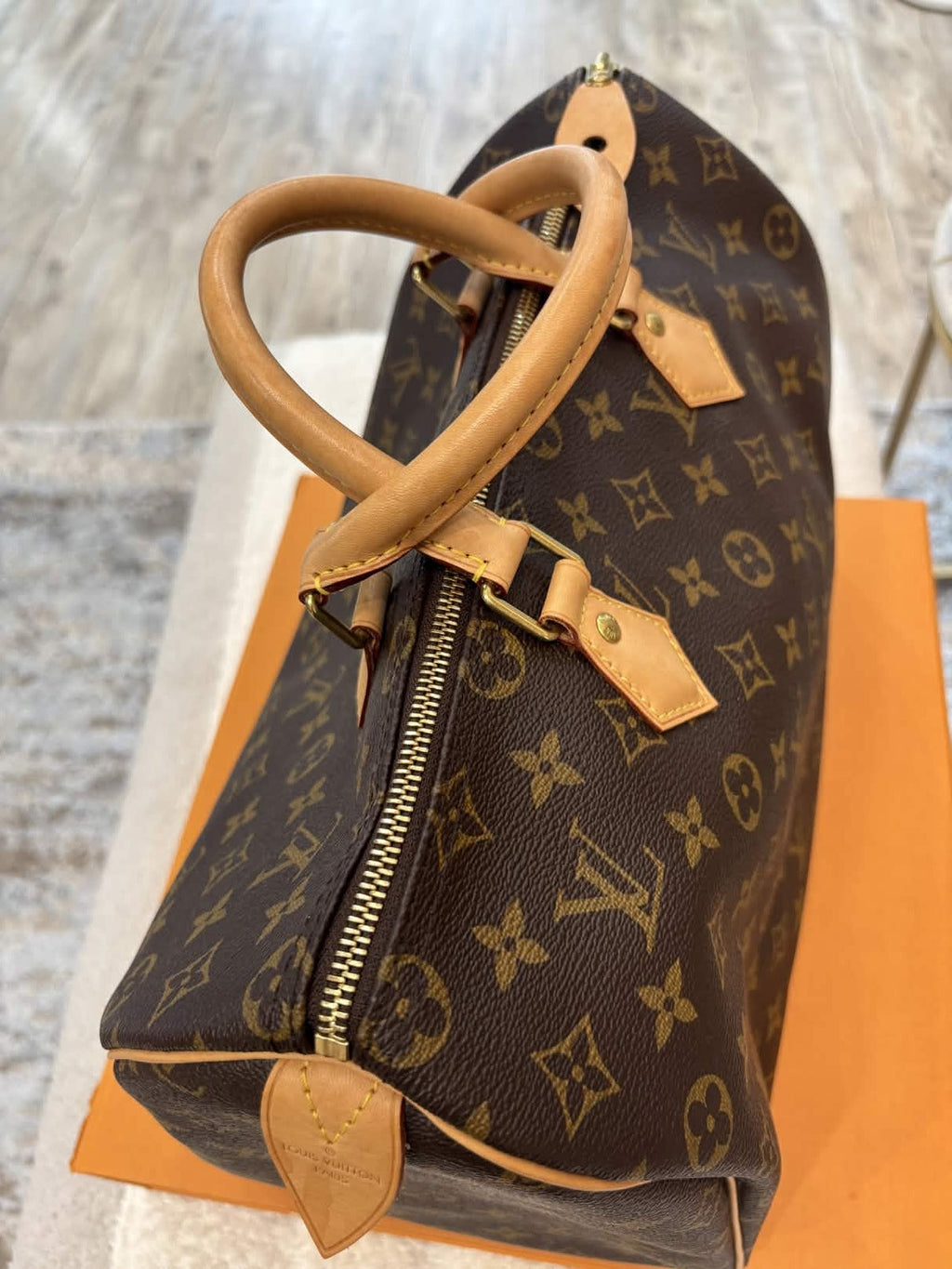 LOUIS VUITTON MONOGRAM SPEEDY 35 HANDBAG