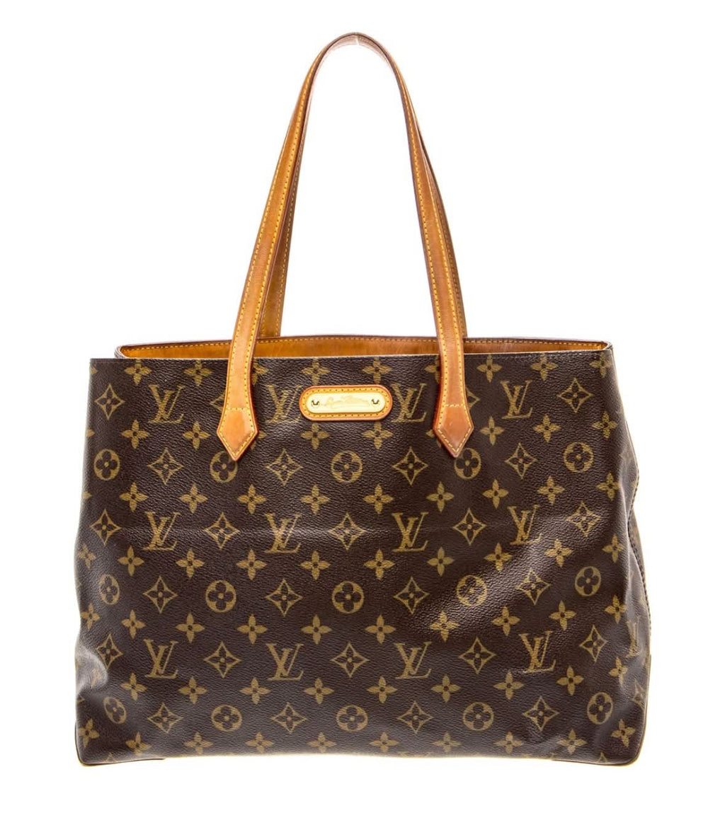 LOUIS VUITTON MONOGRAM WILLSHIRE MM TOTE BAG