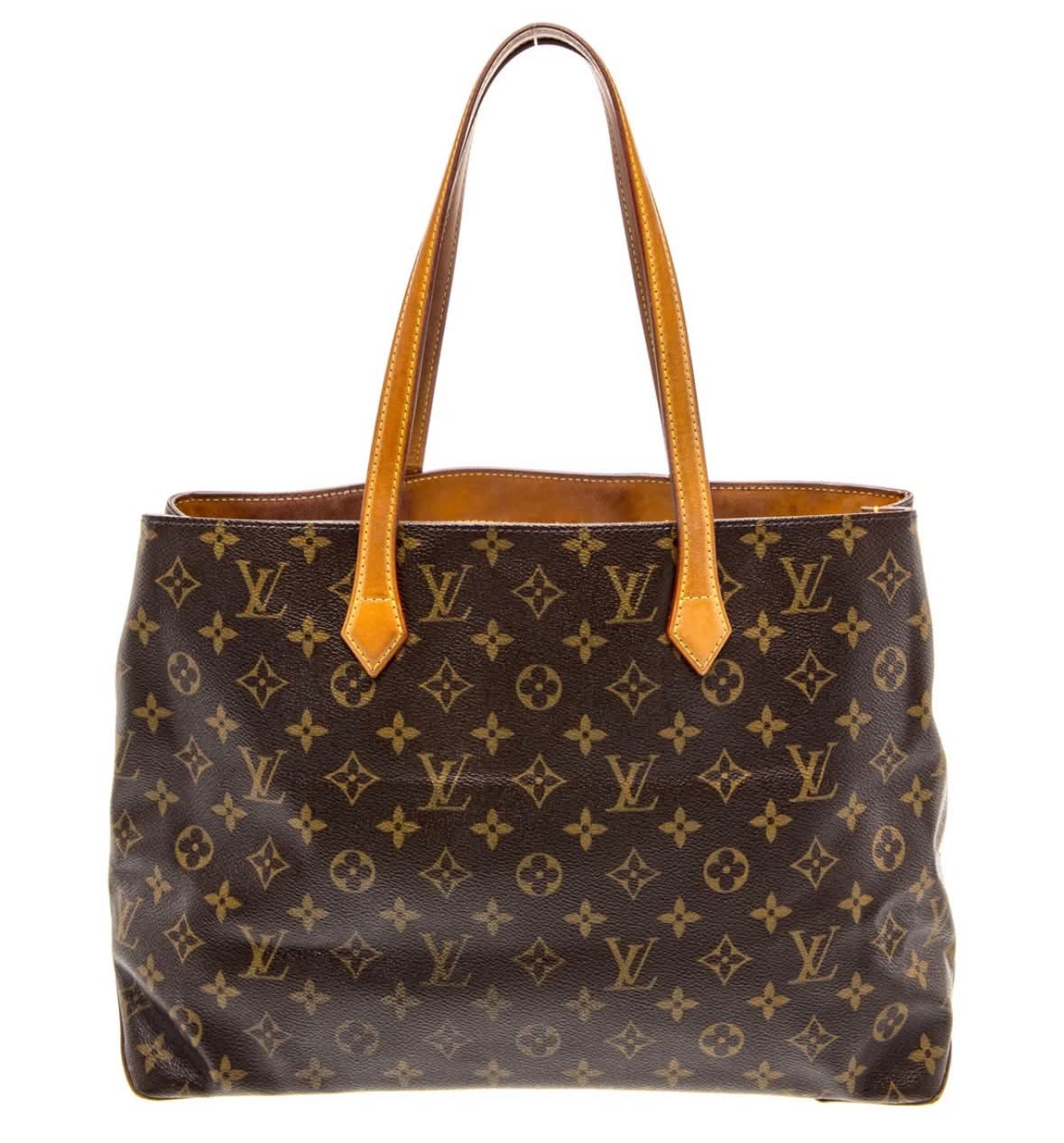LOUIS VUITTON MONOGRAM WILLSHIRE MM TOTE BAG