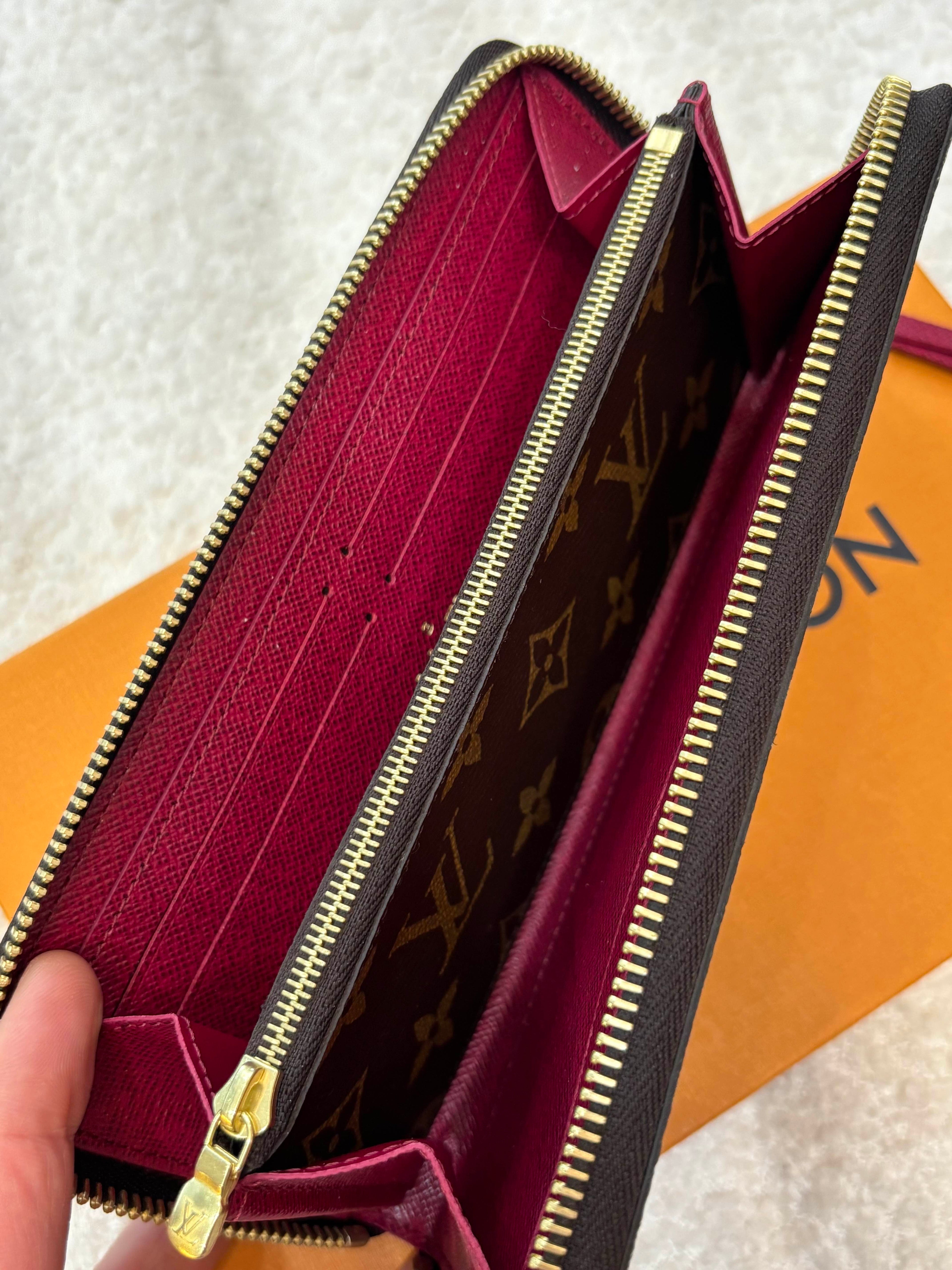LOUIS VUITTON PORTEFEUILLE CLEMENCE MONOGRAM LONG WALLET