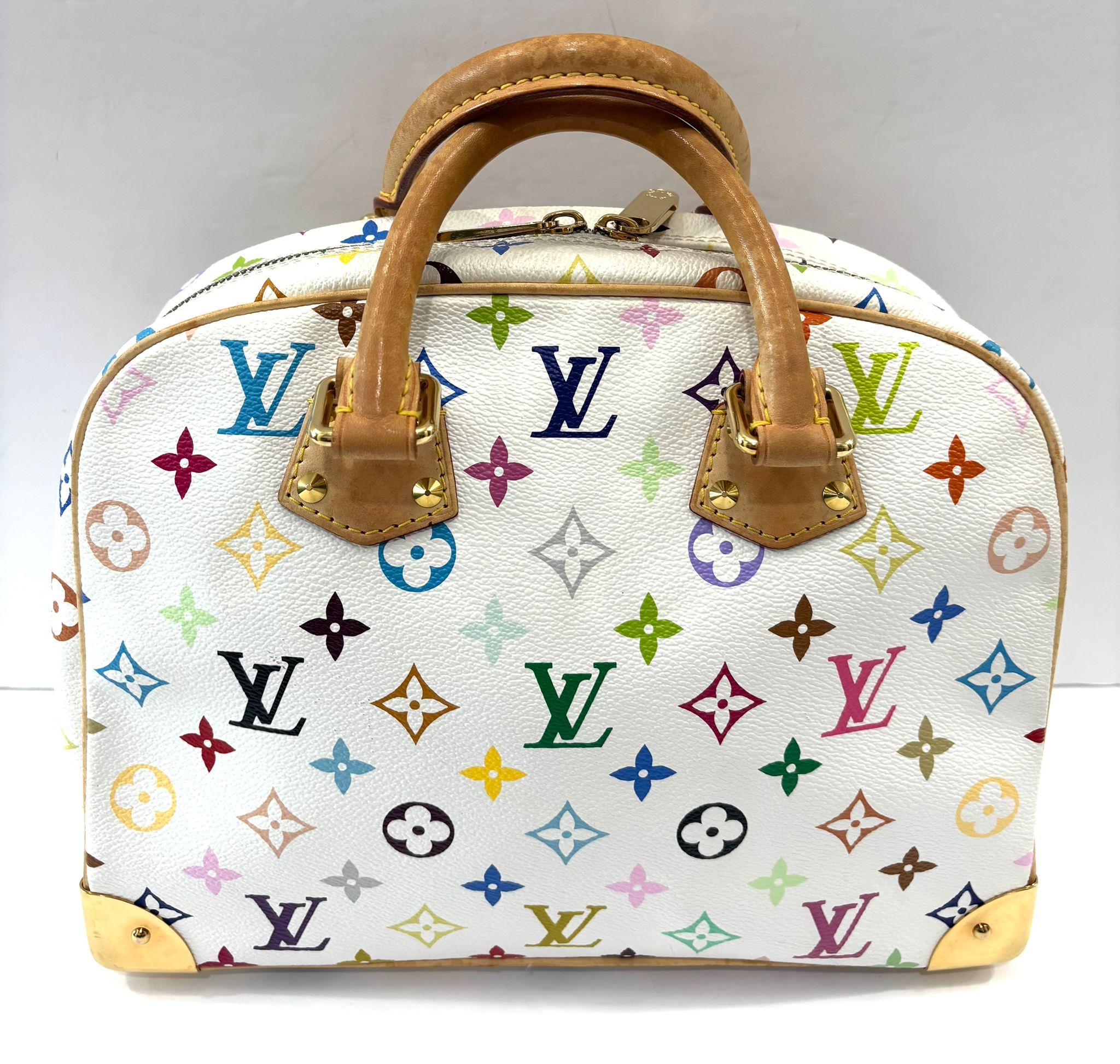 LOUIS VUITTON TROUVILLE MULTICOLOR MONOGRAM HANDBAG