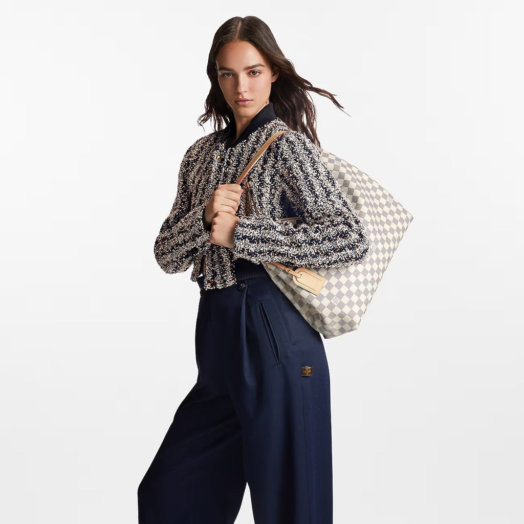 LOUIS VUITTON DAMIER AZUR GRACEFUL MM HANDBAG