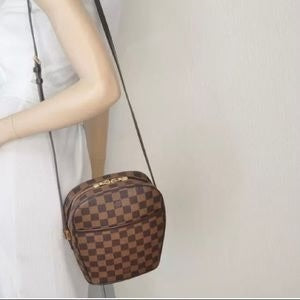 LOUIS VUITTON DAMIER EBENE IPANEMA PM CROSSBODY