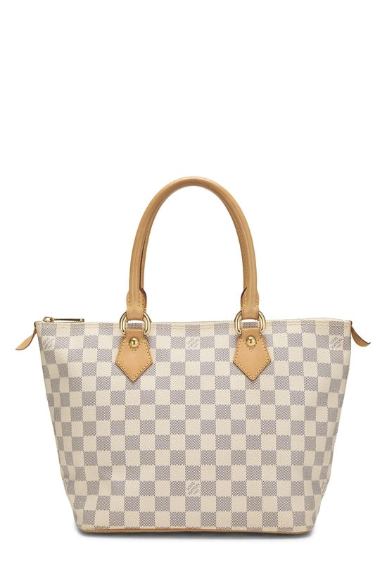 LOUIS VUITTON DAMIER AZUR SALEYA PM TOTE BAG