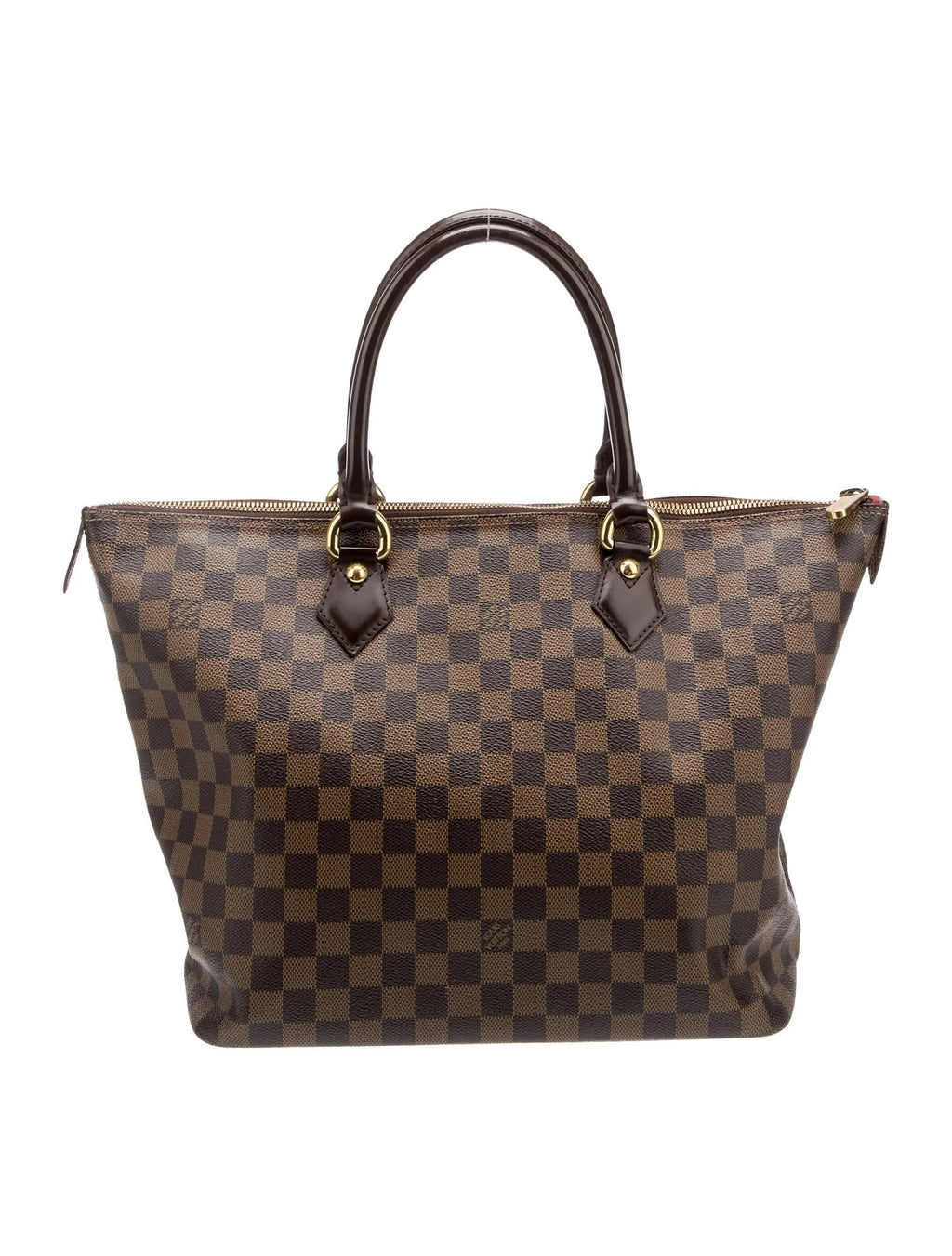 LOUIS VUITTON DAMIER EBENE SALEYA MM TOTE BAG