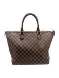 LOUIS VUITTON DAMIER EBENE SALEYA MM TOTE BAG