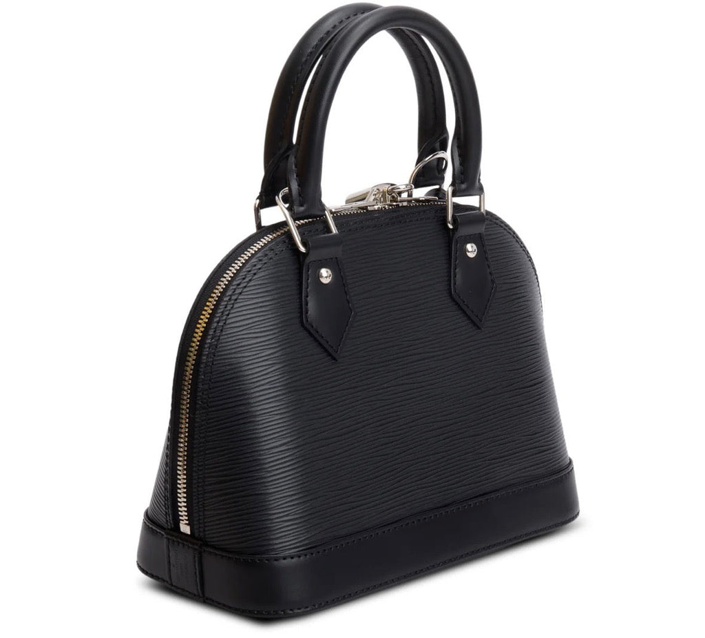 LOUIS VUITTON EPI LEATHER ALMA BB BAG WITH SHOULDER STRAP
