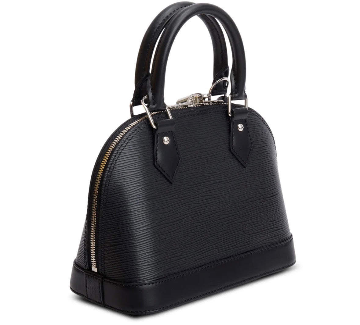LOUIS VUITTON EPI LEATHER ALMA BB BAG WITH SHOULDER STRAP