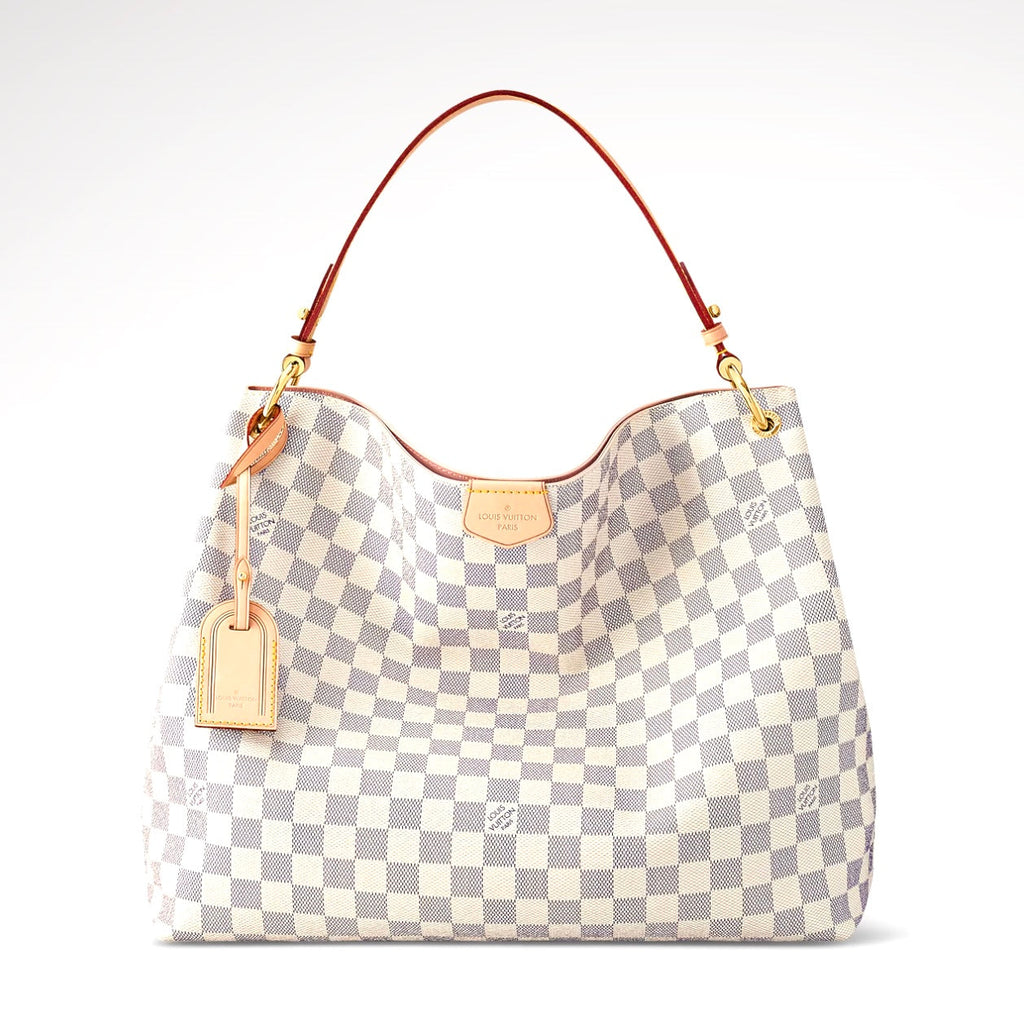 LOUIS VUITTON DAMIER AZUR GRACEFUL MM HANDBAG