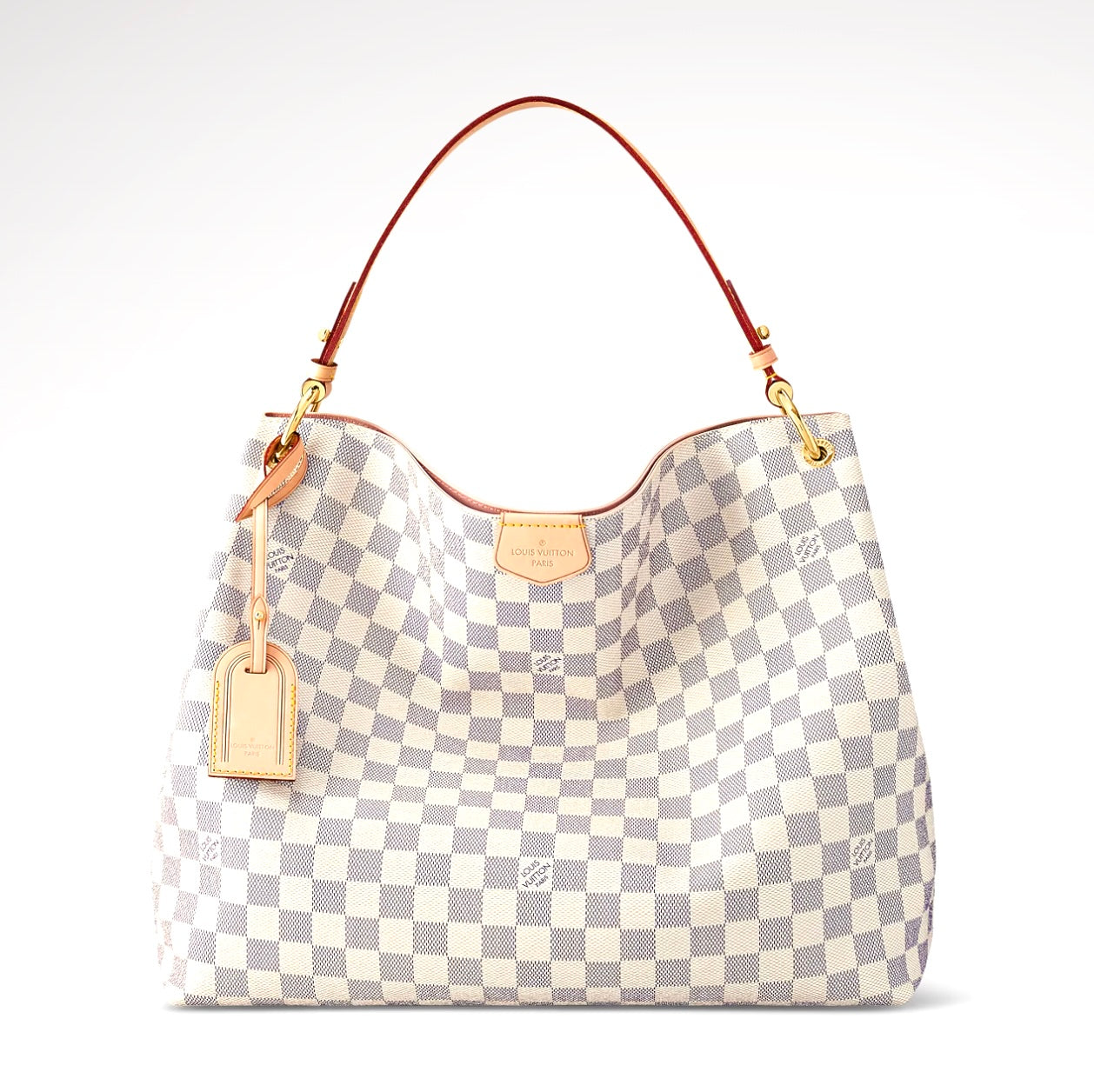 LOUIS VUITTON DAMIER AZUR GRACEFUL MM HANDBAG