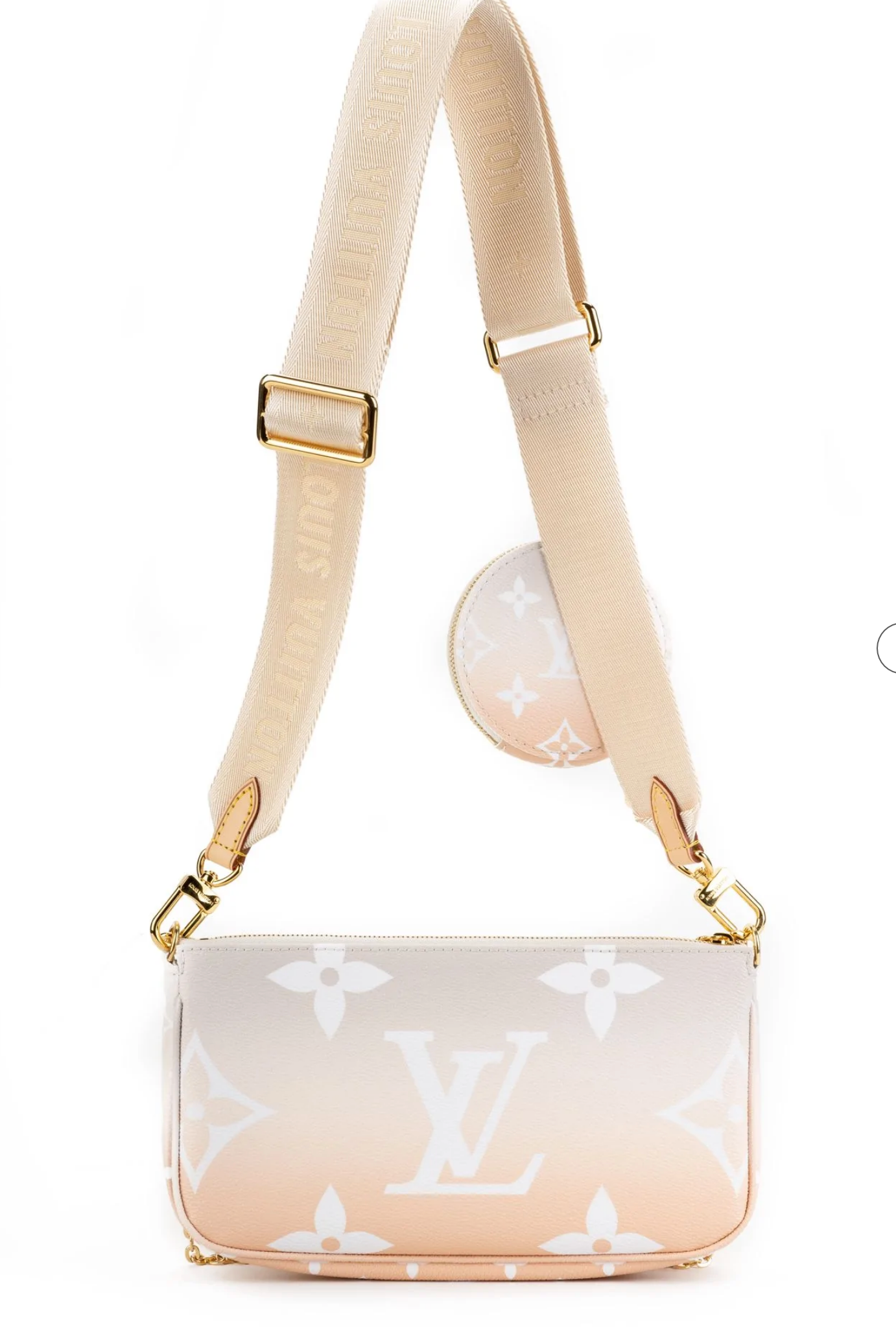 LOUIS VUITTON LIMITED EDITION BLUSH MULTI POCHETTE BN