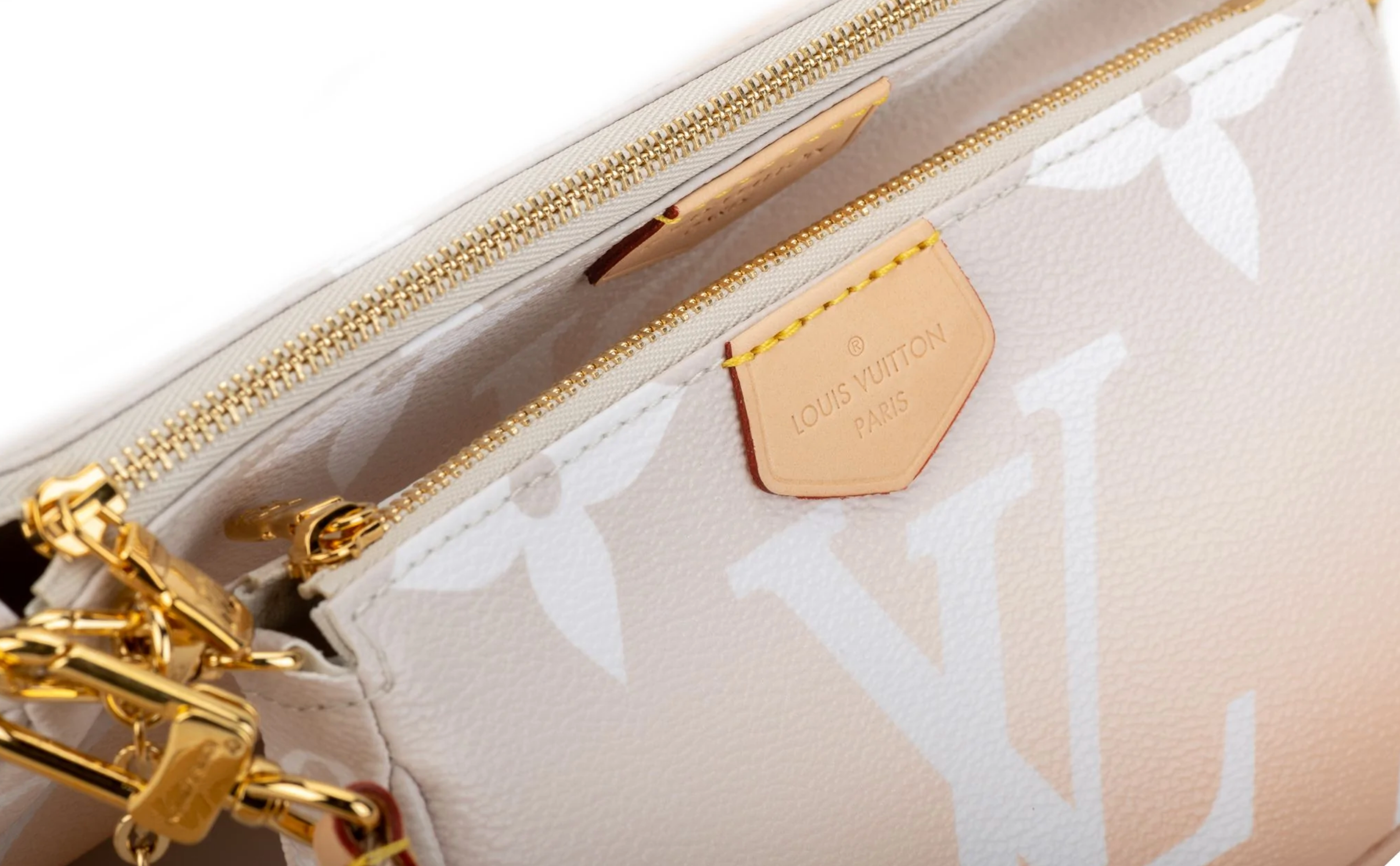 LOUIS VUITTON LIMITED EDITION BLUSH MULTI POCHETTE BN