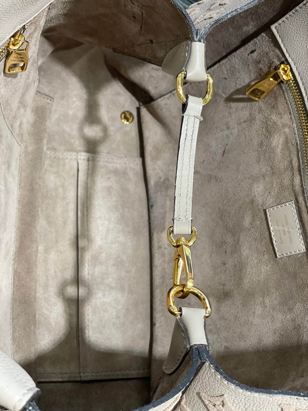 LOUIS VUITTON MONOGRAM VEAU CACHEMIRE PM BAG