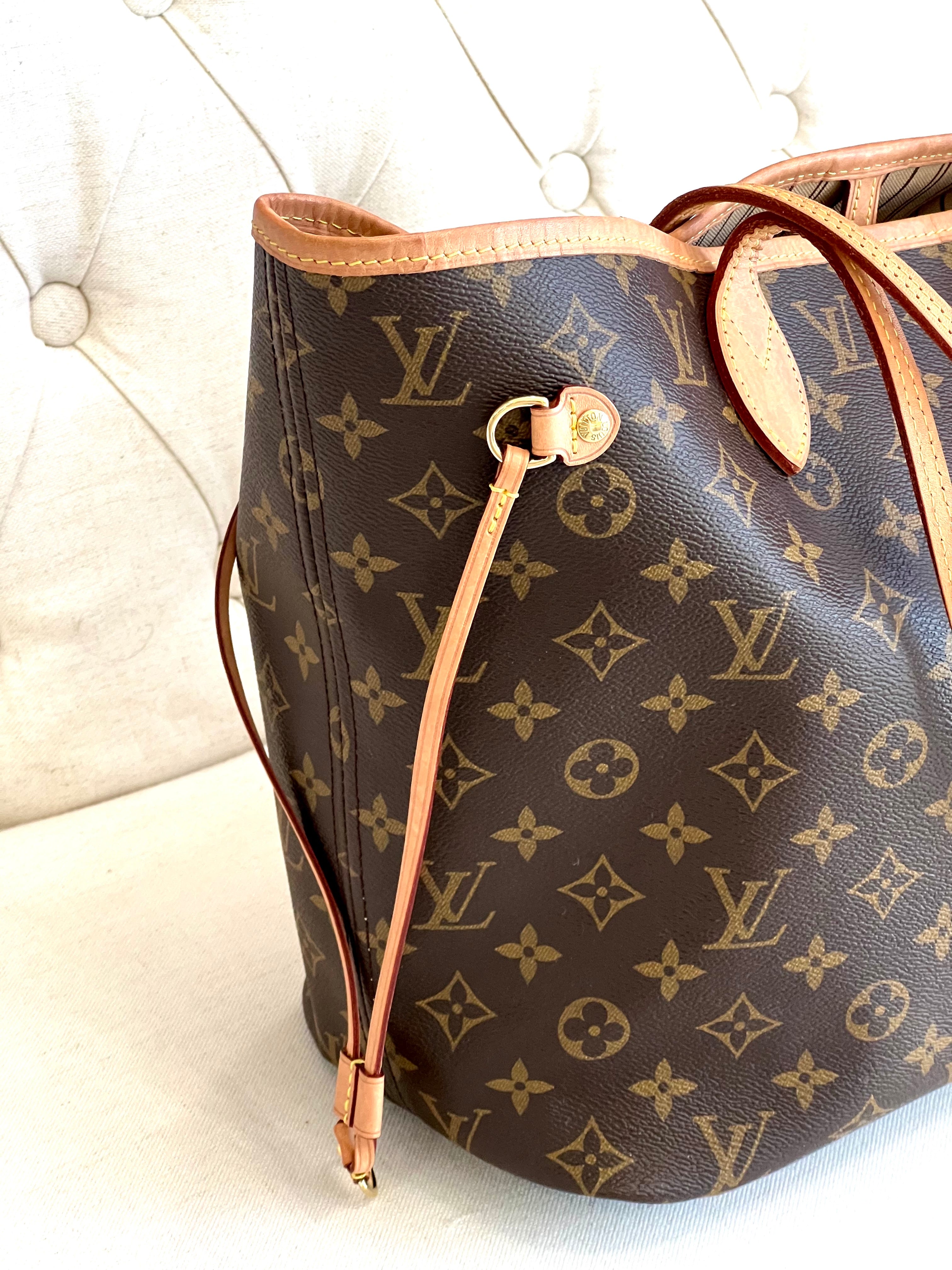 LOUIS VUITTON MONOGRAM NEVERFULL MM TOTE BAG