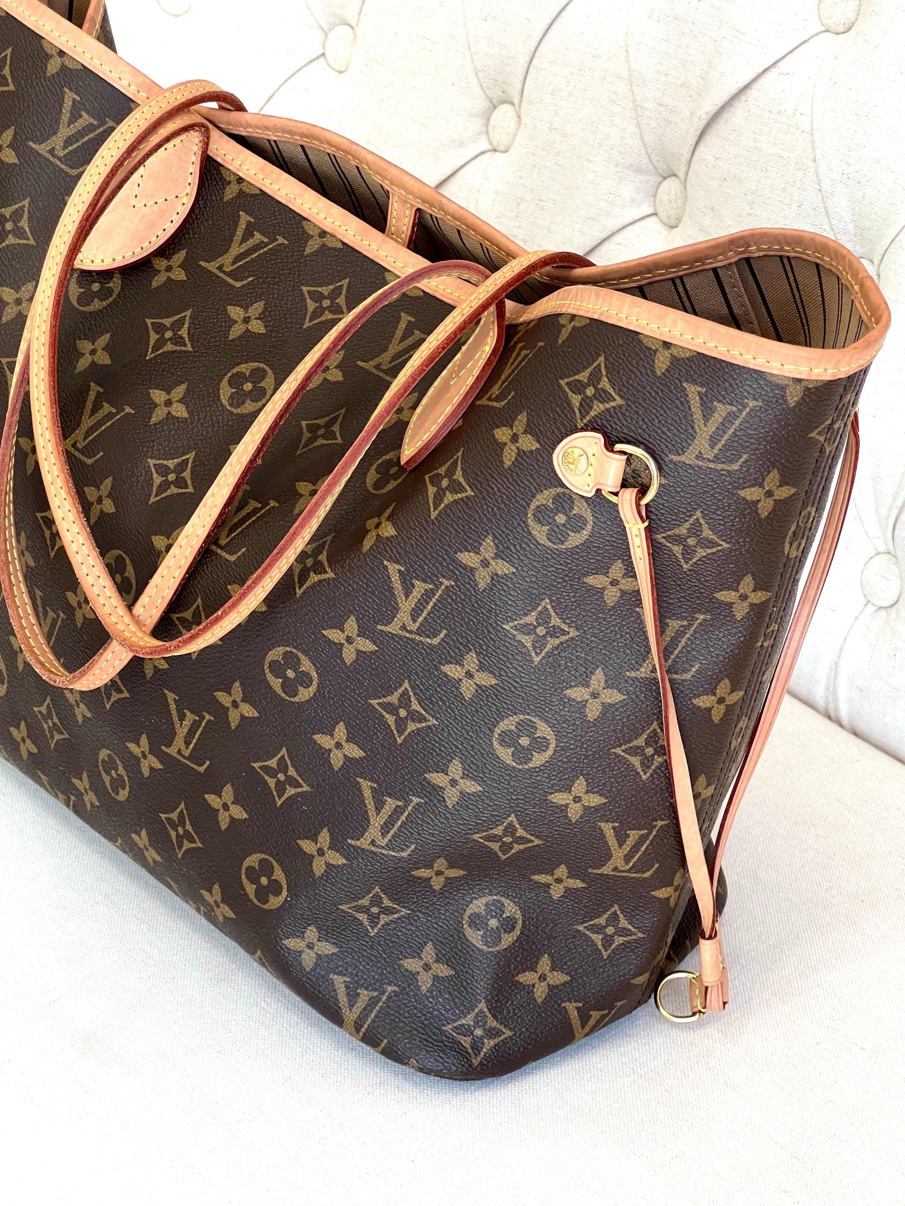 LOUIS VUITTON MONOGRAM NEVERFULL MM TOTE BAG
