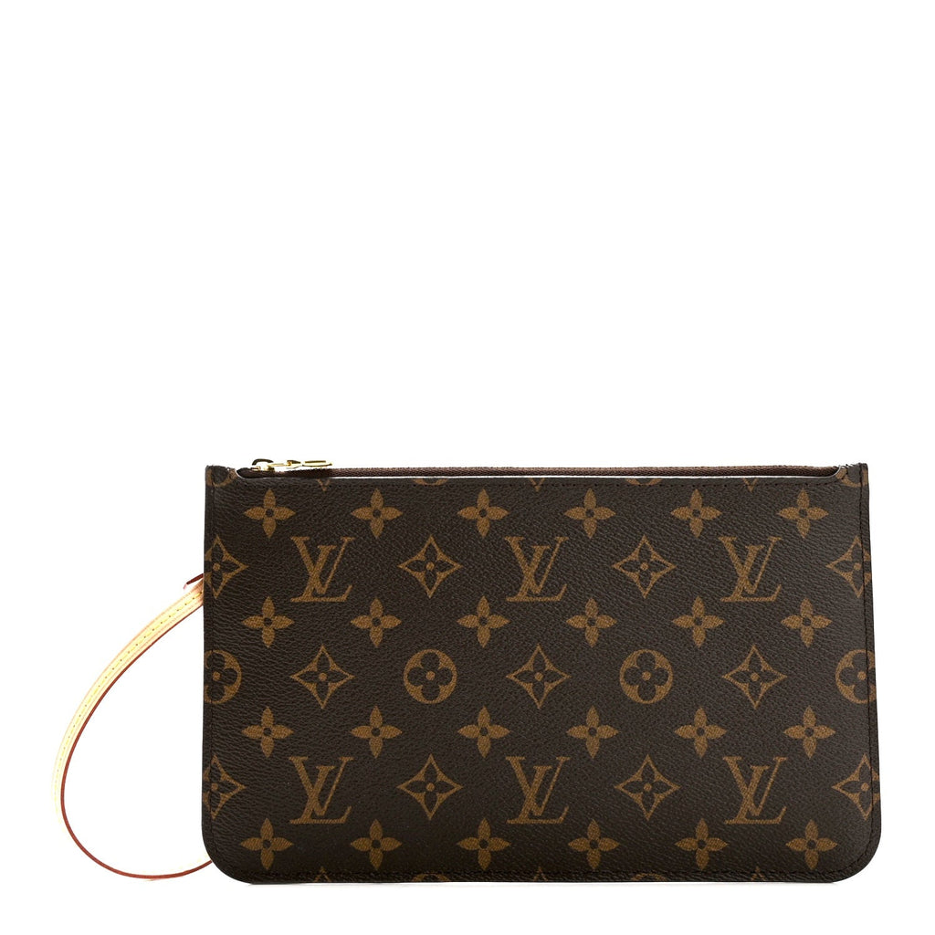 LOUIS VUITTON MONOGRAM NEVERFULL MM GM POCHETTE