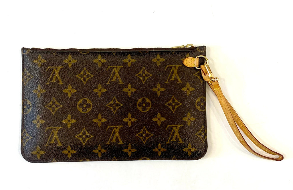 LOUIS VUITTON MONOGRAM NEVERFULL POCHETTE WRISTLET