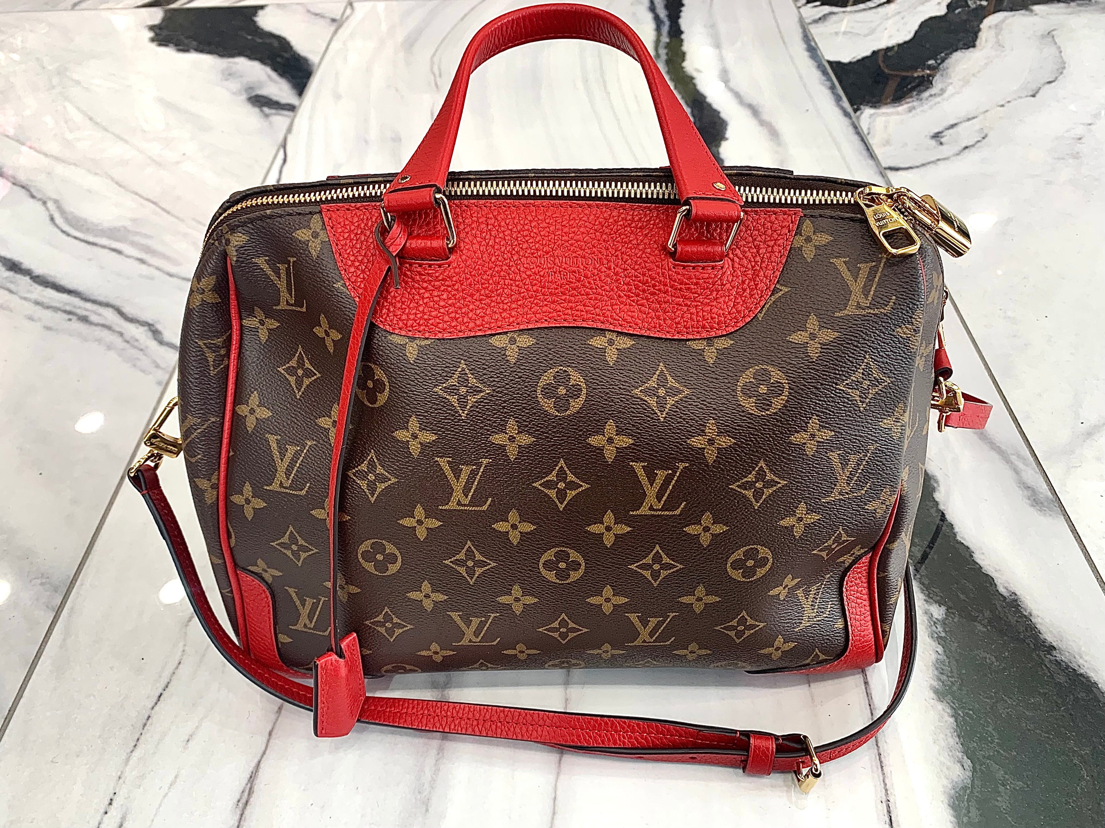 LOUIS VUITTON MONOGRAM RETIRO NM CHERRY BAG