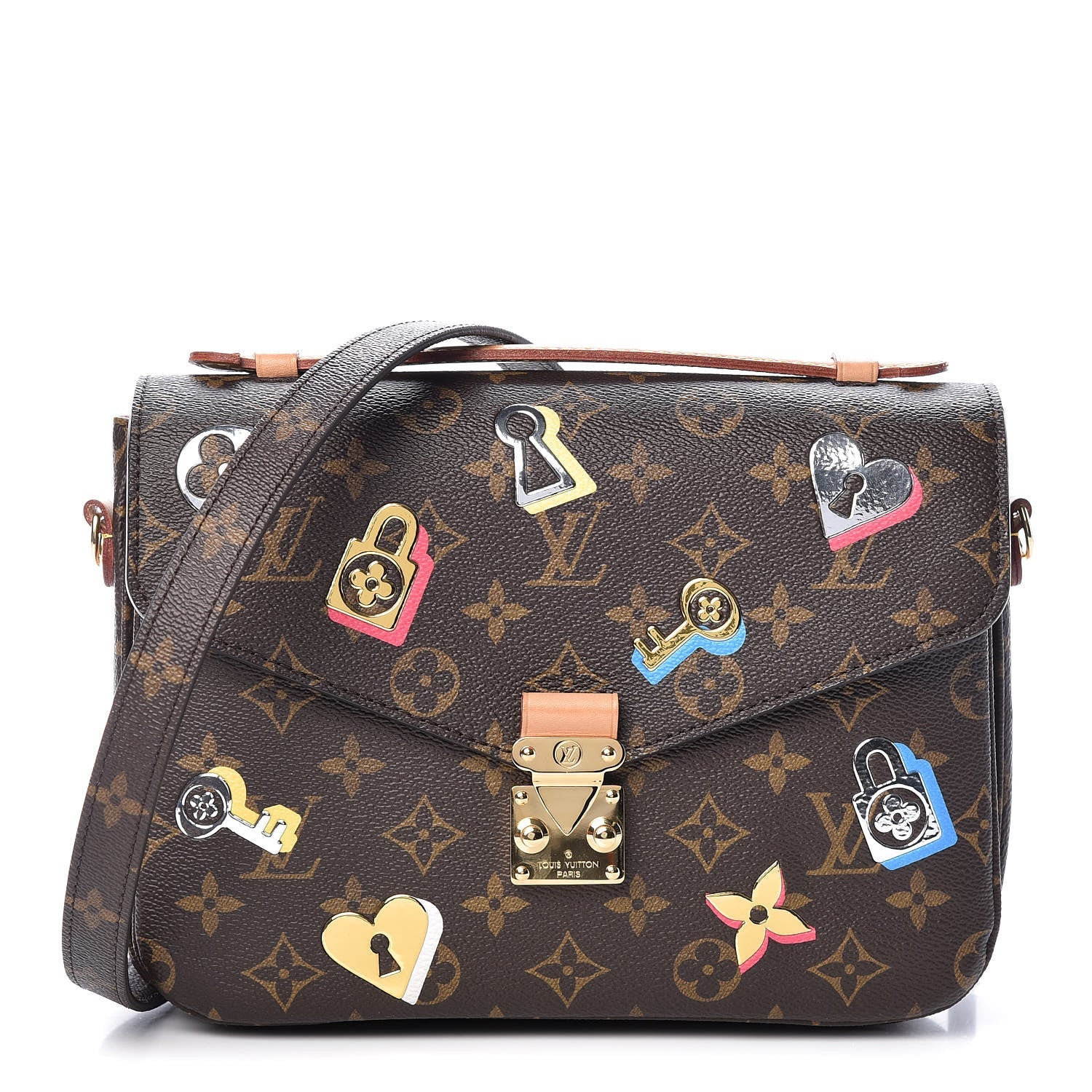 LOUIS VUITTON MONOGRAM LOVE LOCK POCHETTE METIS