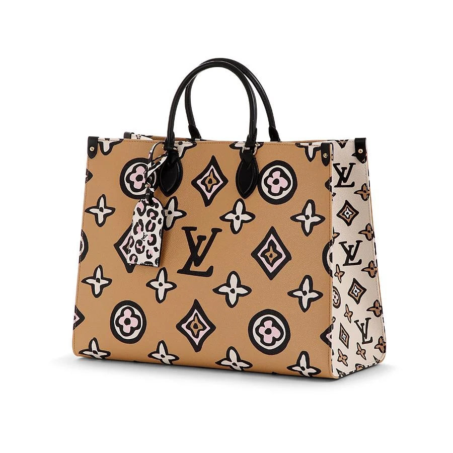 LV MONOGRAM GIANT WILD AT HEART ONTHEGO GM TOTE BAG