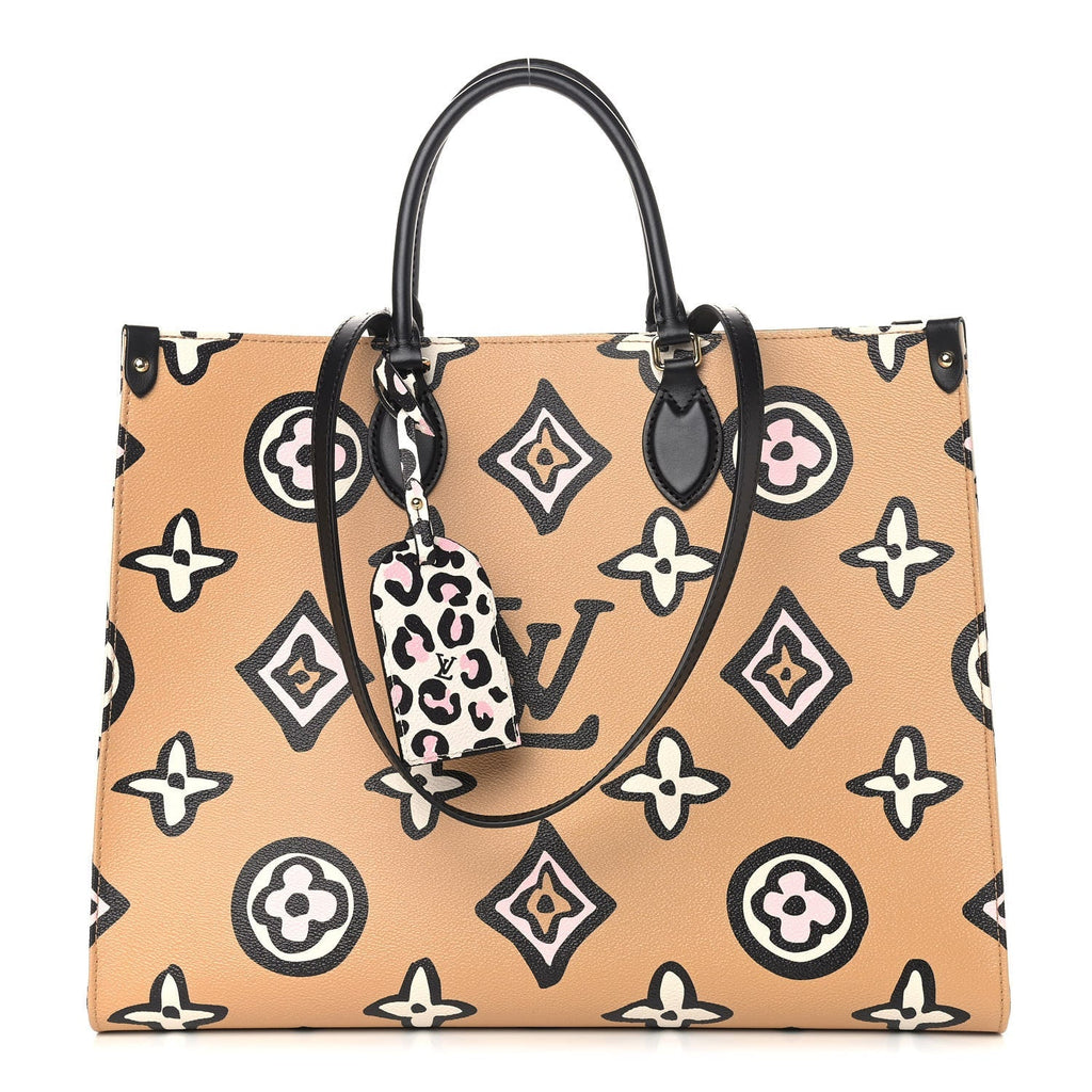 LV MONOGRAM GIANT WILD AT HEART ONTHEGO GM TOTE BAG