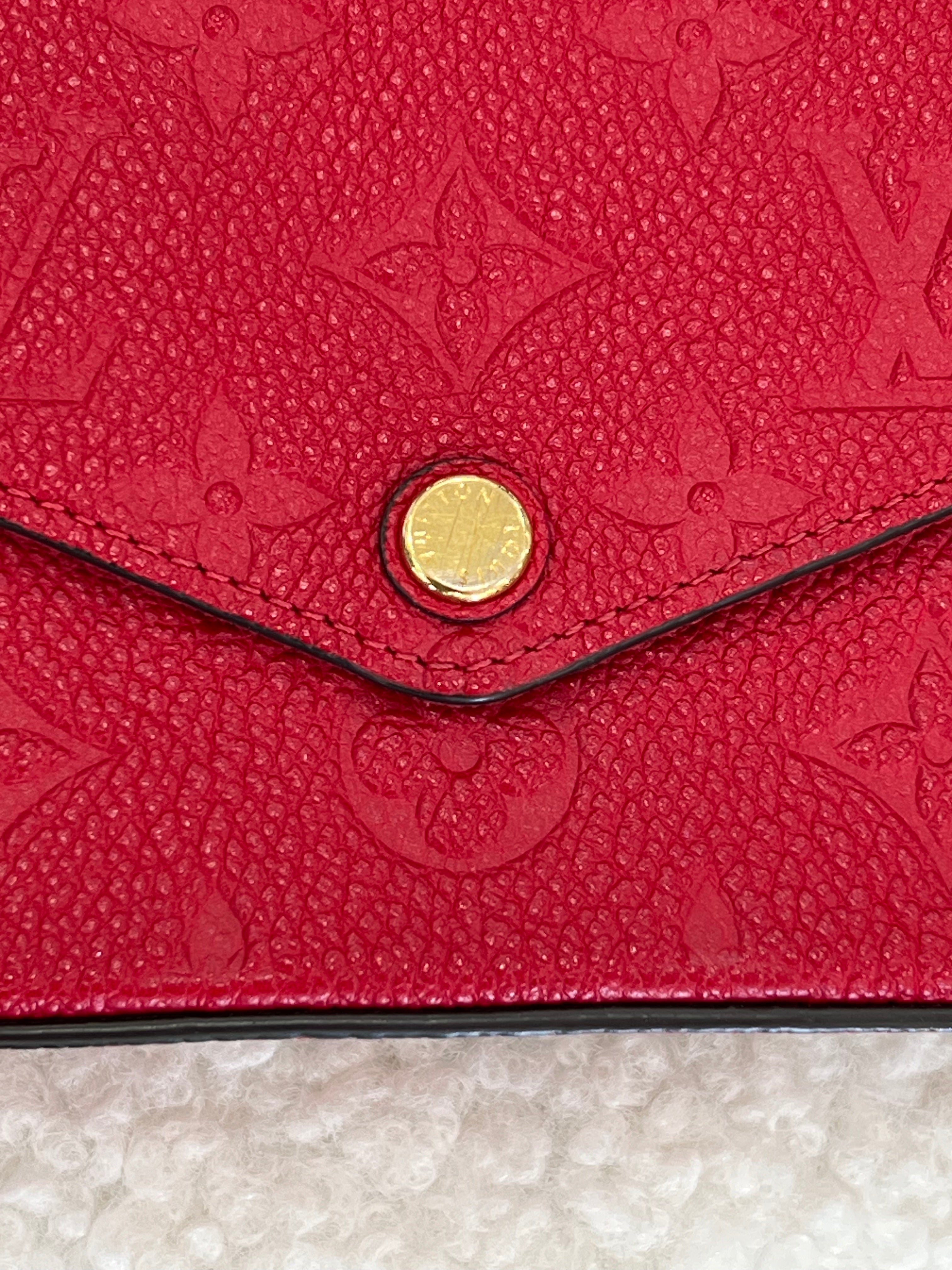 LOUIS VUITTON EMPREINTE LEATHER POCHETTE FELICIE CROSSBODY