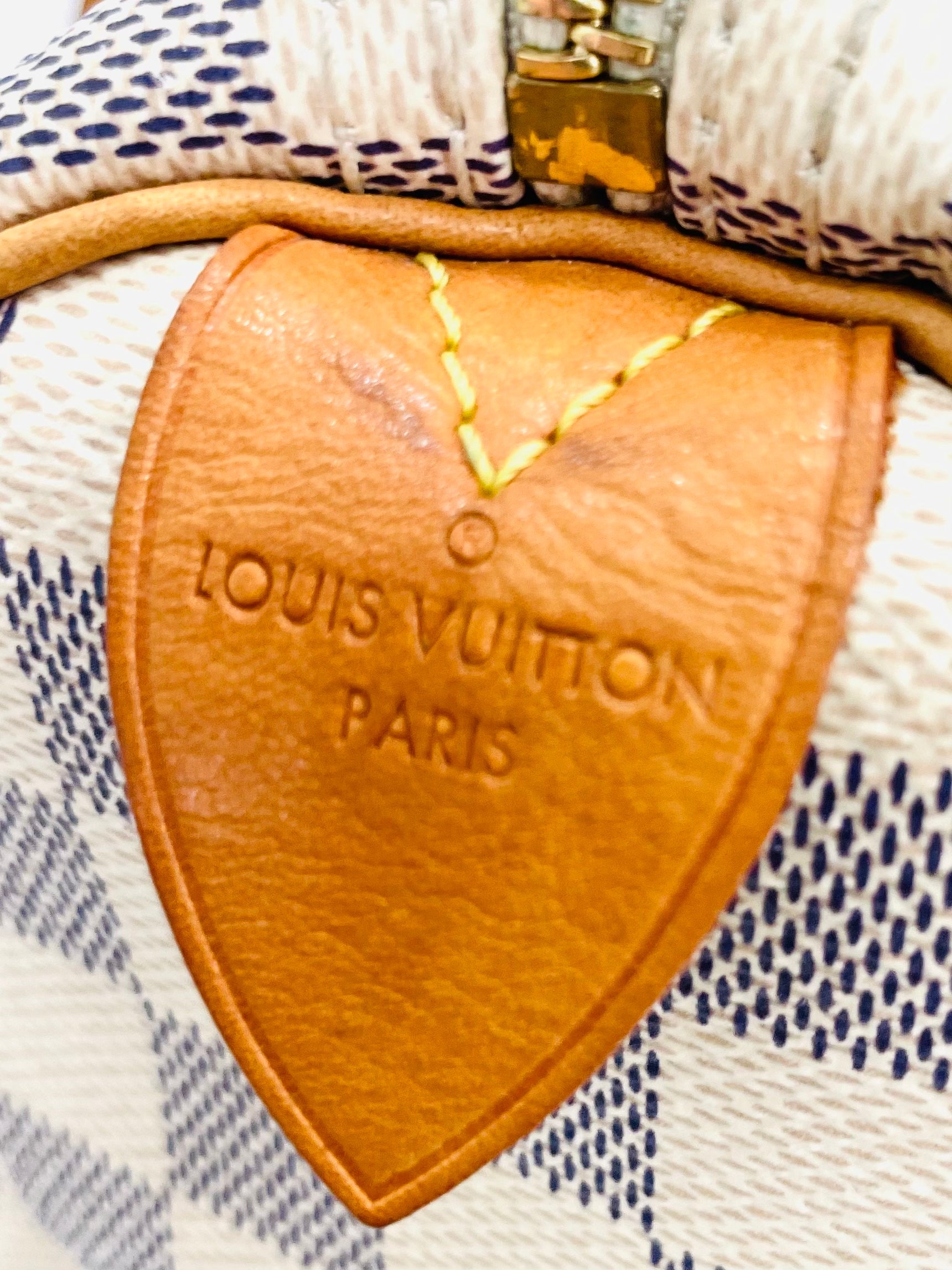 LOUIS VUITTON DAMIER AZUR SPEEDY 25 HANDBAG
