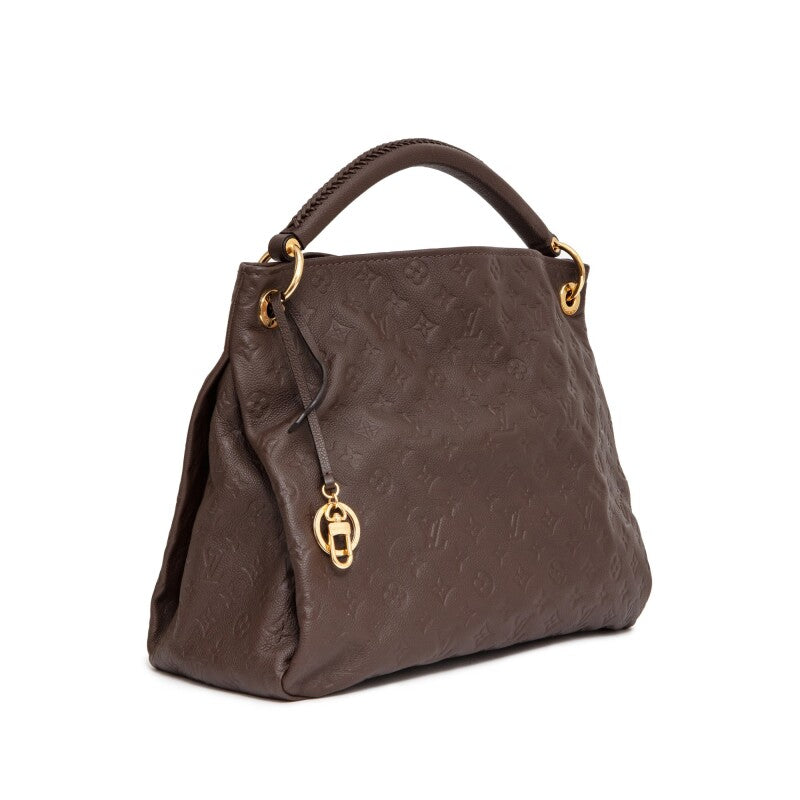 LOUIS VUITTON TERRE MONOGRAM EMPREINTE LEATHER ARTSY MM HANDBAG