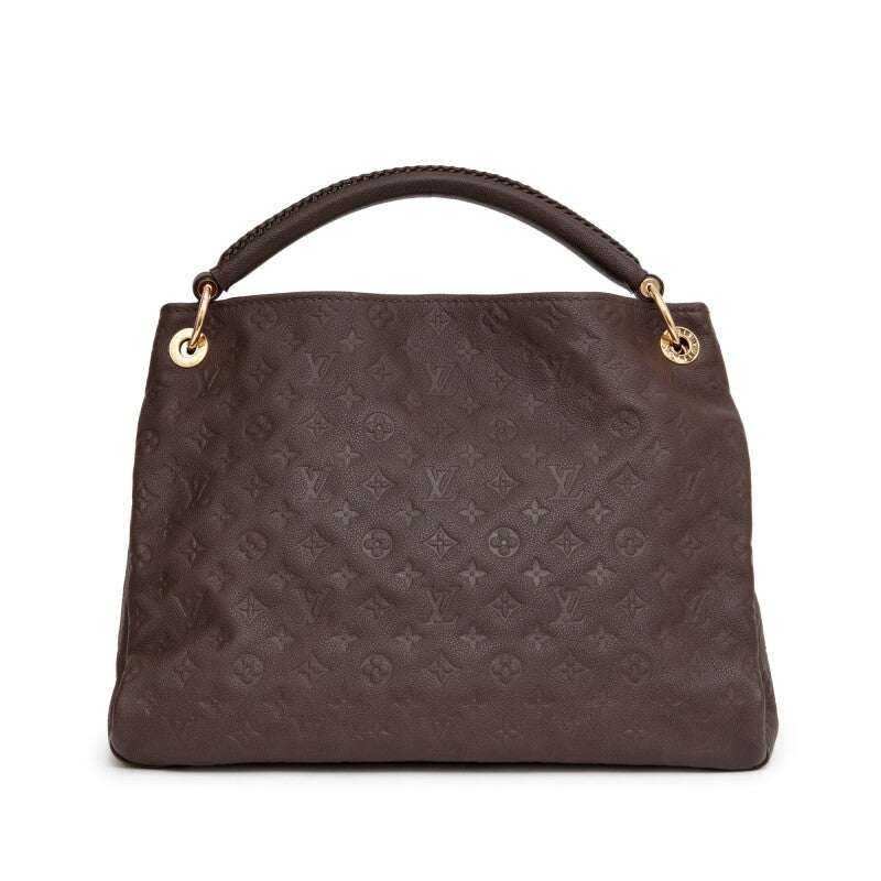LOUIS VUITTON TERRE MONOGRAM EMPREINTE LEATHER ARTSY MM HANDBAG