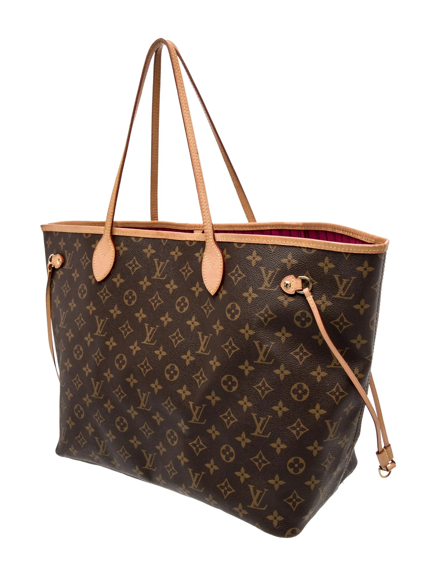 LV MONOGRAM NEVERFULL GM TOTE BAG PIVOINE