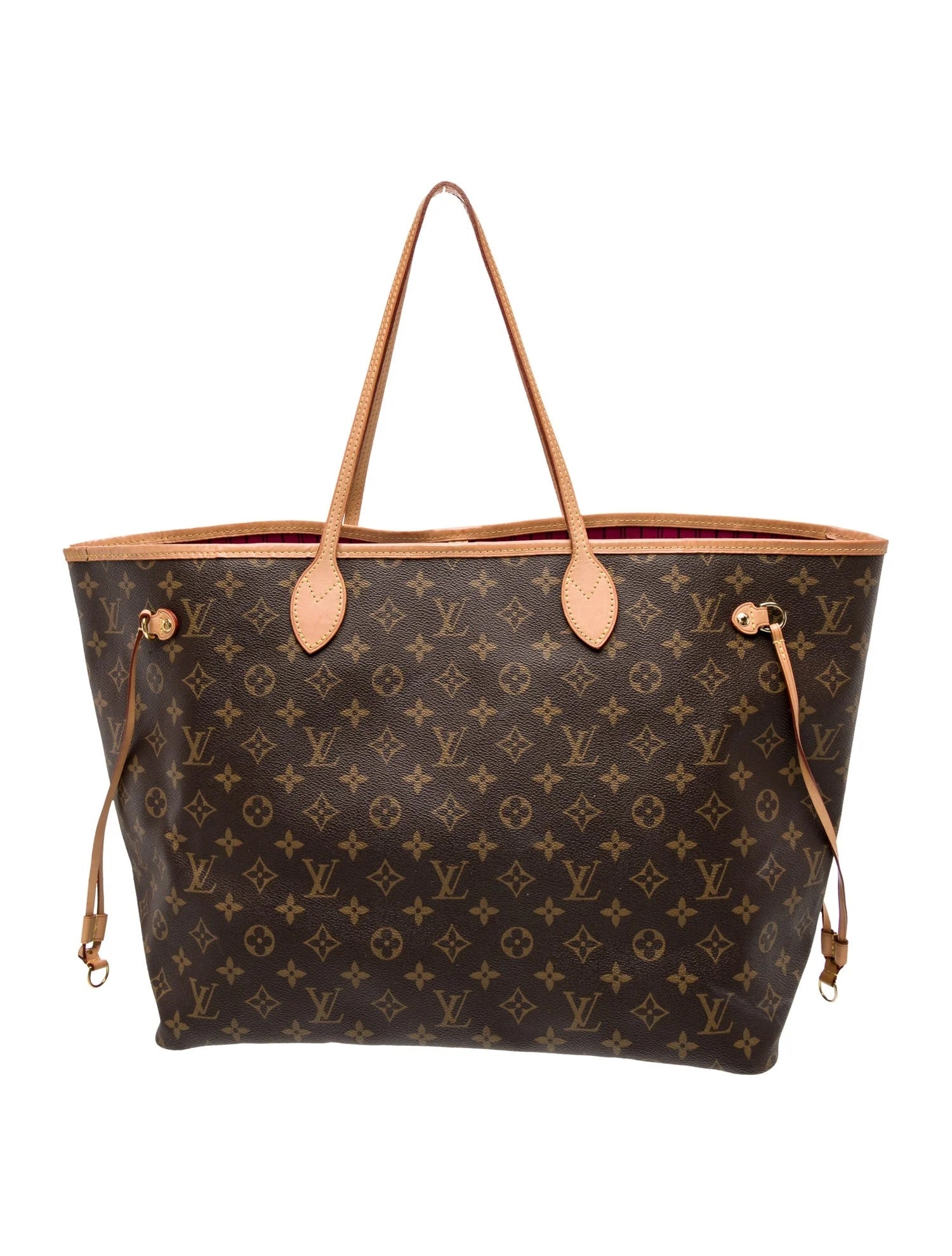 LV MONOGRAM NEVERFULL GM TOTE BAG PIVOINE