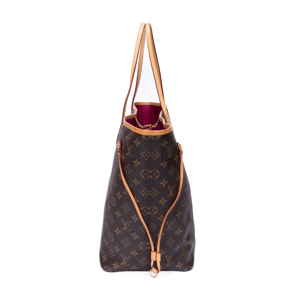 LV MONOGRAM NEVERFULL GM TOTE BAG PIVOINE