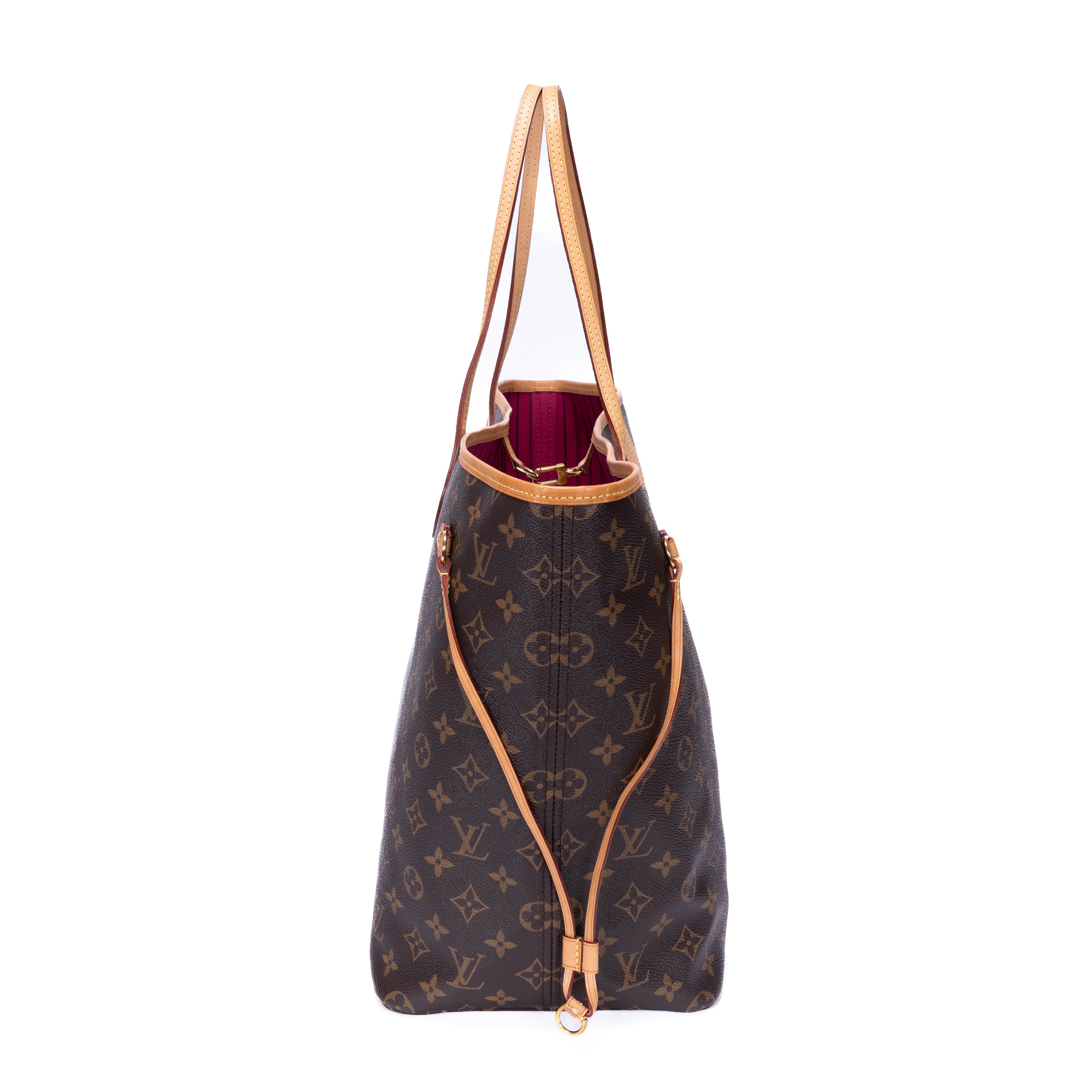 LV MONOGRAM NEVERFULL GM TOTE BAG PIVOINE