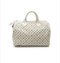 LOUIS VUITTON MONOGRAM MINI LIN CROISETTE SPEEDY 30 BAG
