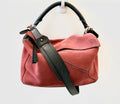 LOEWE MEDIUM SUEDE PUZZLE BAG
