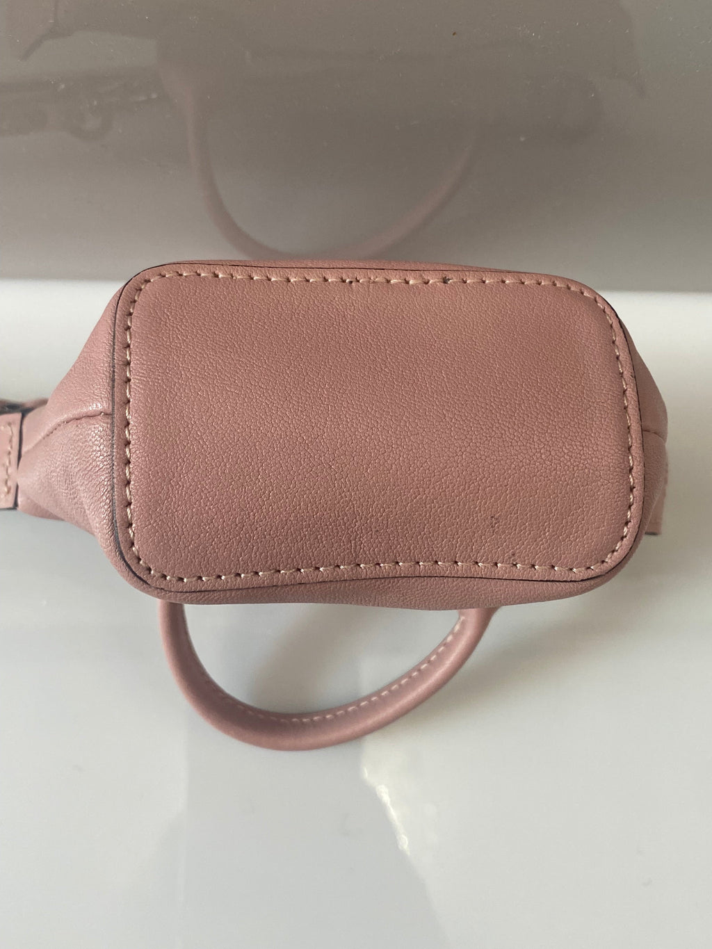 LONGCHAMP LE PLIAGE CUIR NANO TOP HANDLE BAG