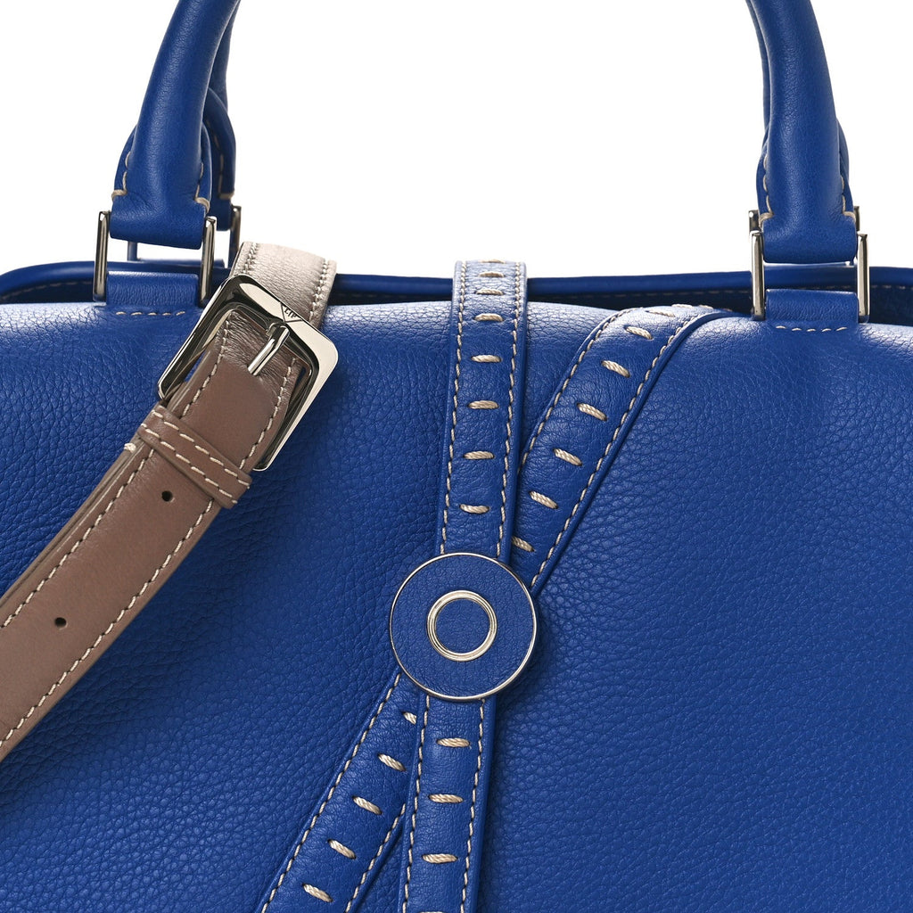 LORO PIANA LEATHER TOP HANDLE BAG